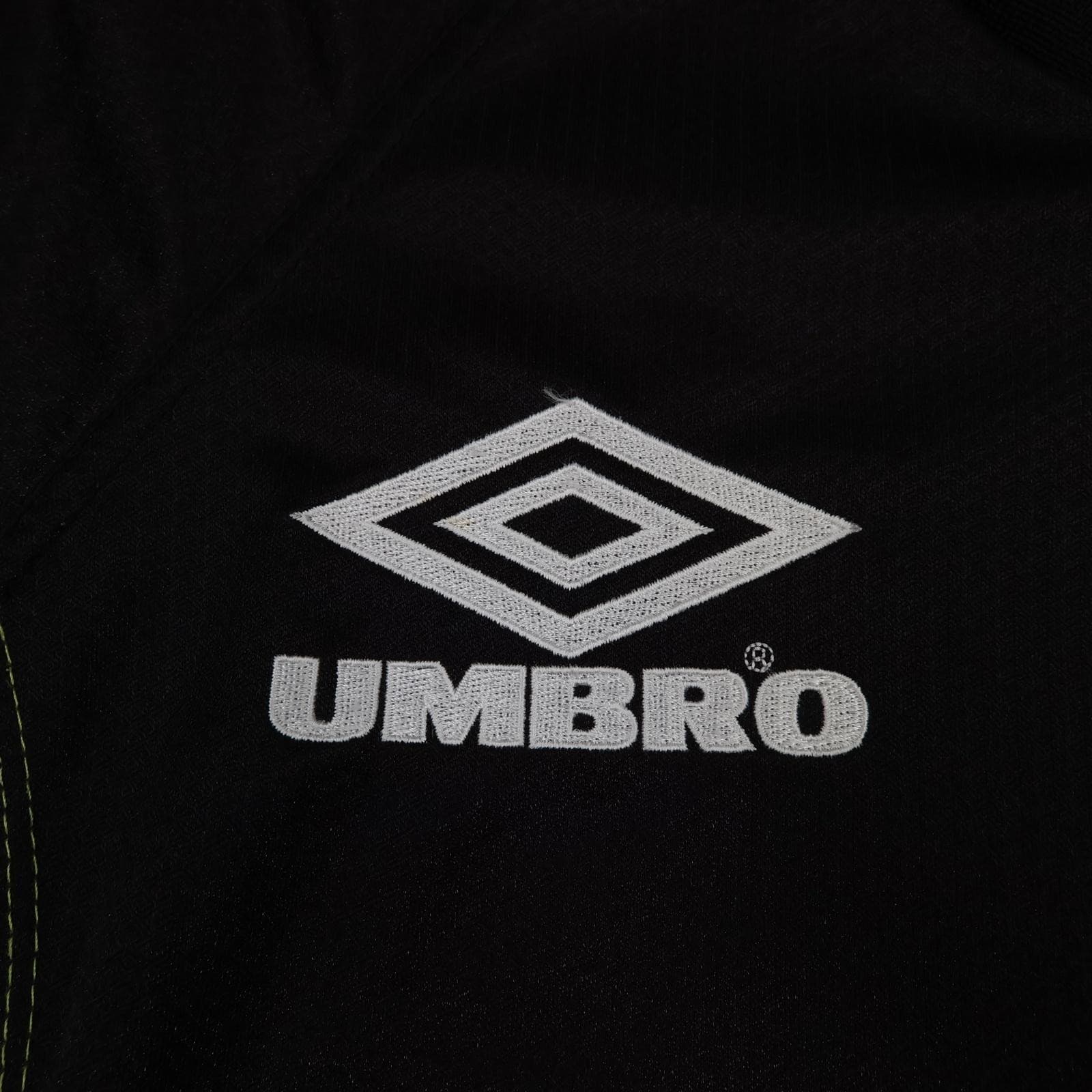 Vintage Manchester United Shirt Mens Medium Black 3rd Kit 1998 1999 Umbro Stam 6 photo 11