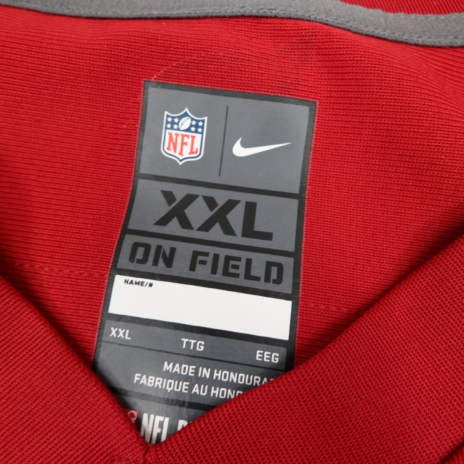 Arizona Cardinals Shirt Mens 2XL Red NFL American Football Nike Hopkins 10 photo 5
