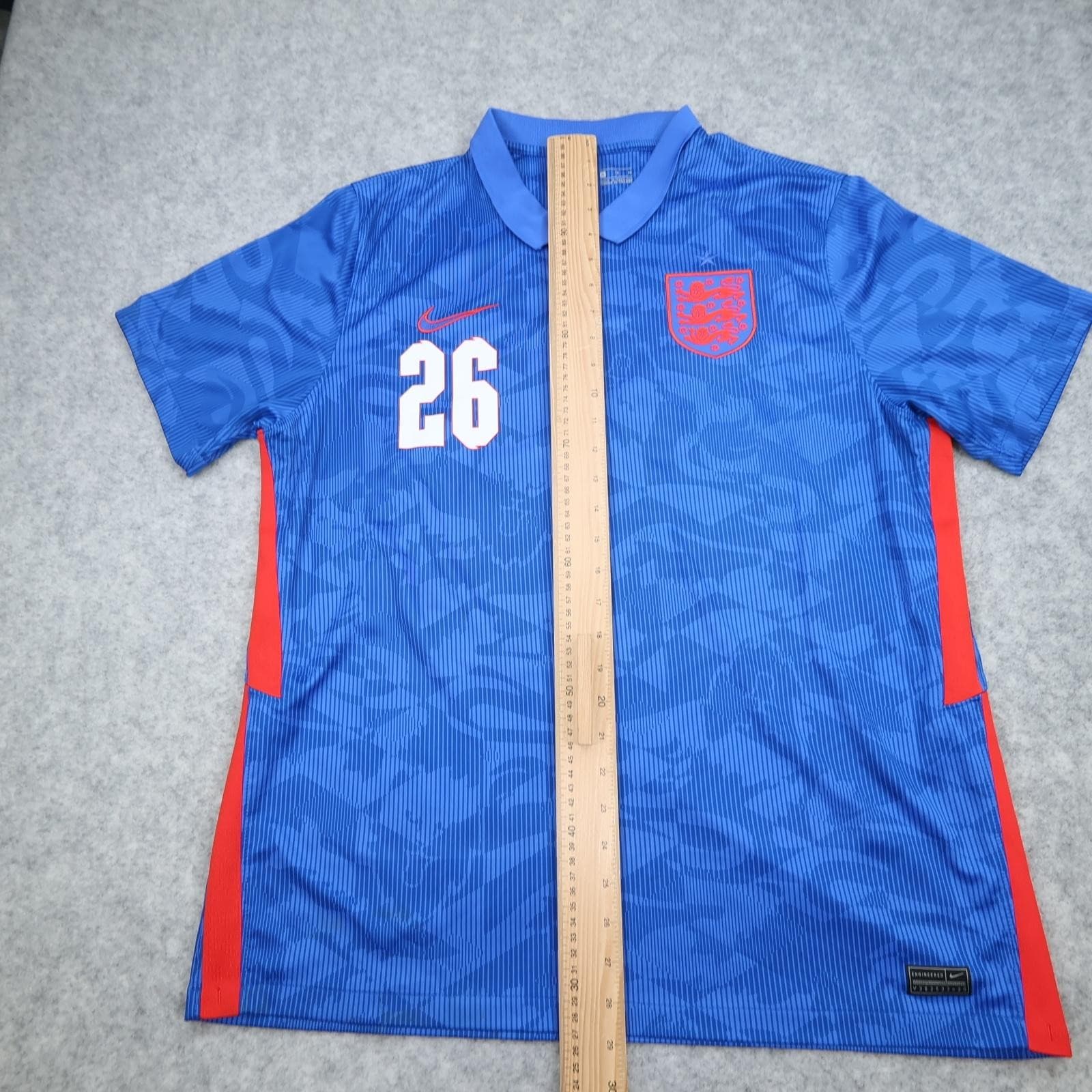 England Away Shirt Mens XL Blue 2020 2021 Football Nike Bellingham 26 Dri Fit photo 12