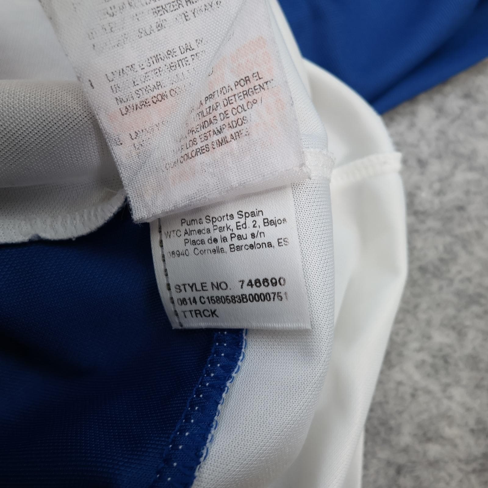 Espanyol Shirt Mens Medium White Home 2014 2015 La Liga Puma Soccer Jersey photo 15