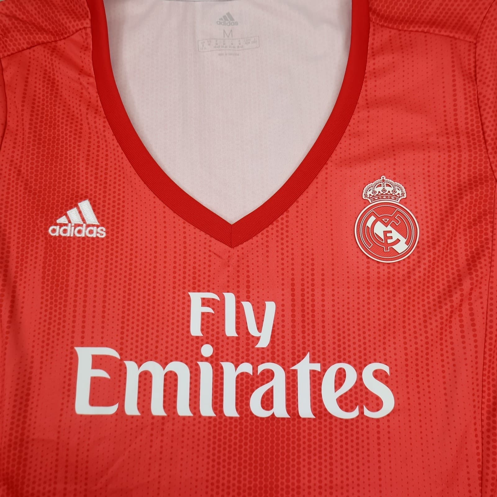 Real Madrid Shirt Medium Pink Third Kit 2018 2019 Adidas Jersey Womens Ladies photo 3