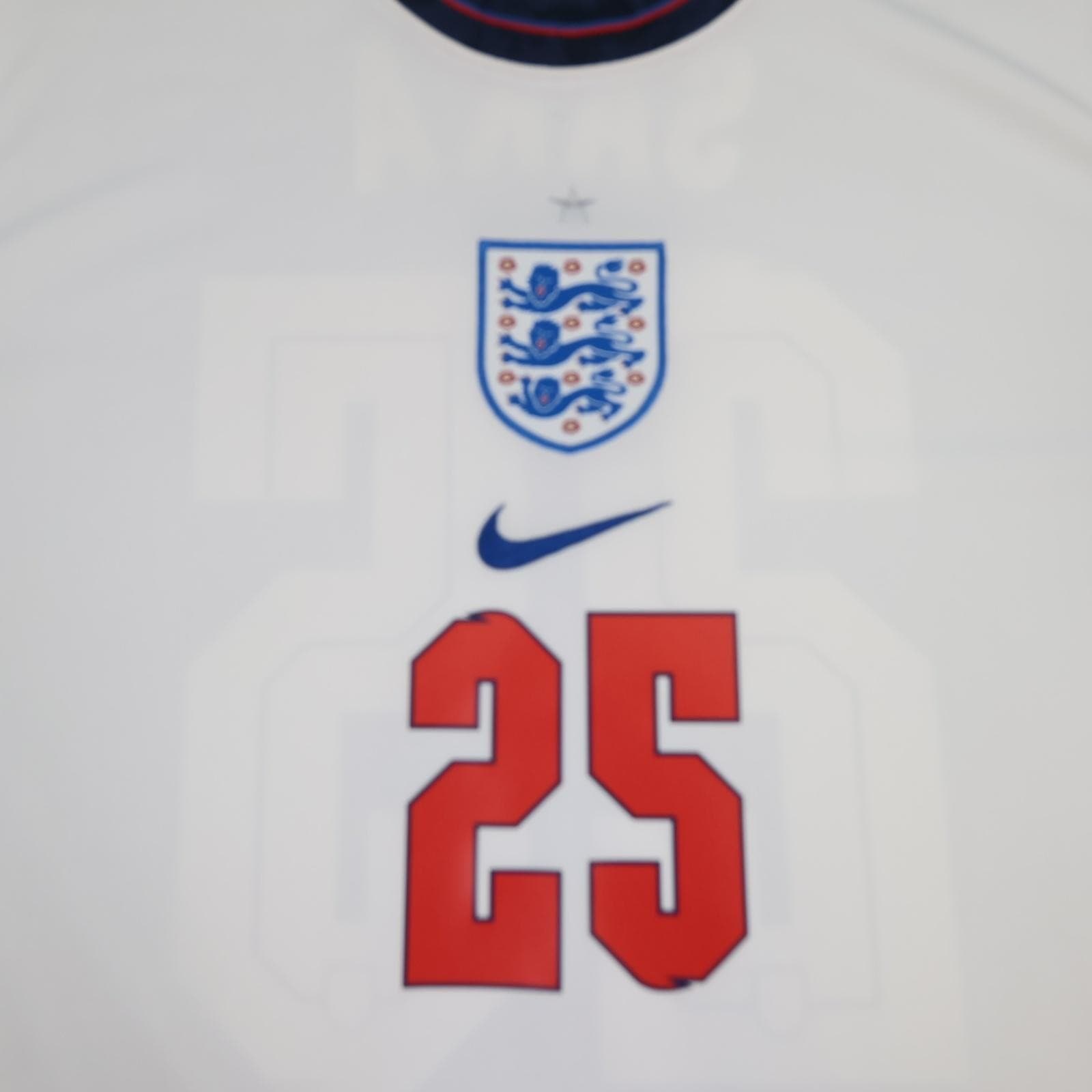 England Home Shirt Mens 2XL White 2020 2021 Football Nike Dri Fit Saka 25 photo 4