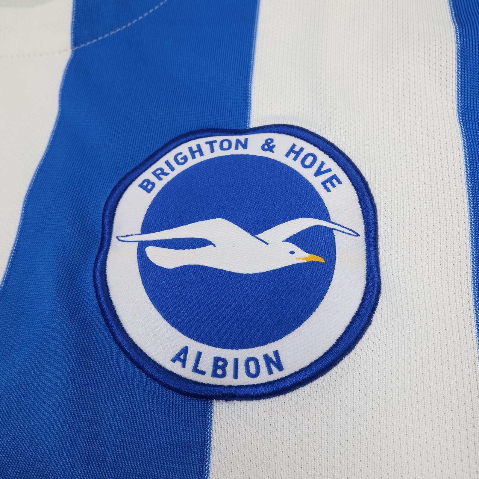 Brighton & Hove Albion Shirt Mens Large Blue Home 2016 2017 Nike Soccer Jersey photo 7