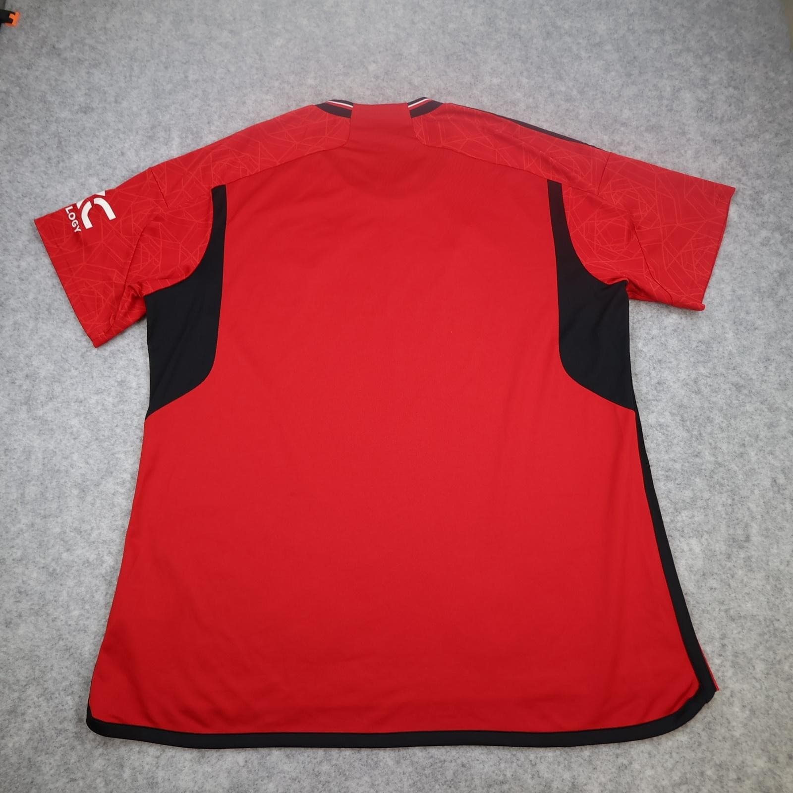 Manchester United Shirt Mens 2XL Red Home 2023 2024 Adidas Soccer Jersey photo 2