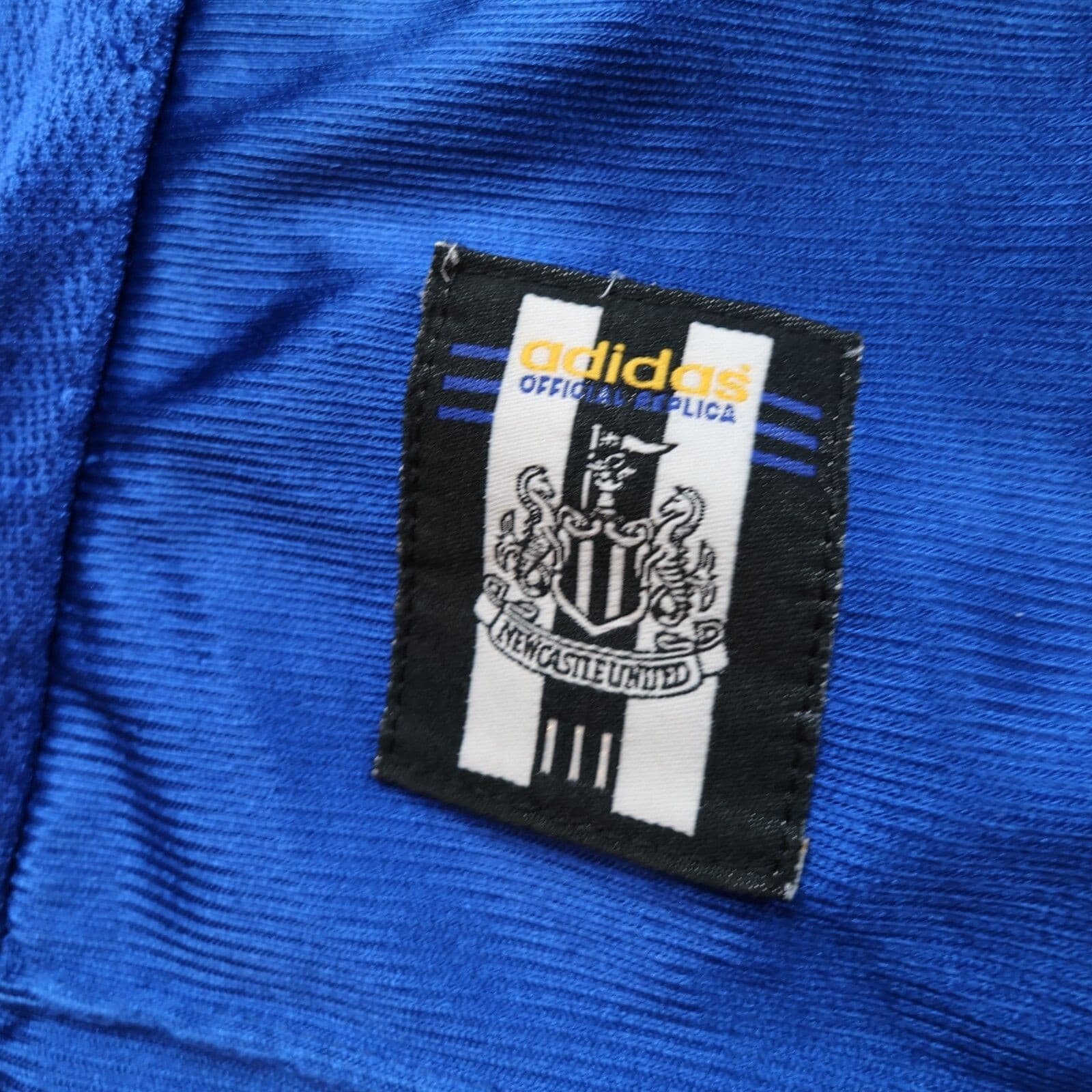 Vintage Newcastle United Shirt Large Blue Away Kit 1998 1999 Jersey Alan Shearer photo 7