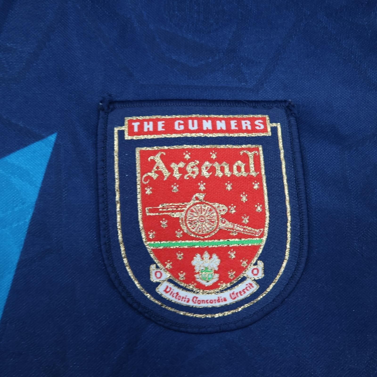 Vintage Arsenal Shirt Mens XL Blue Away 1995 1996 Football Nike JVC Jersey UK photo 6