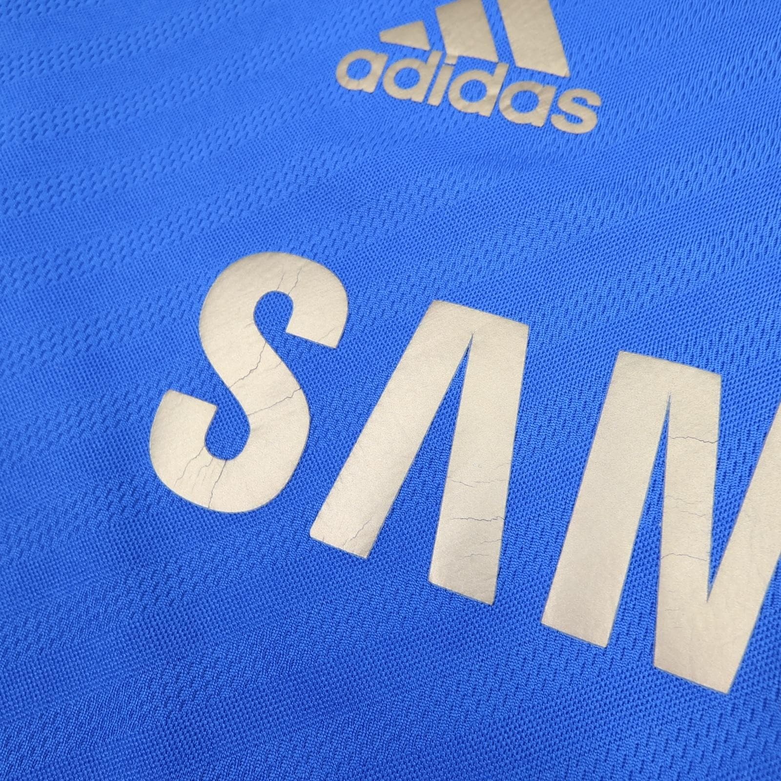 Chelsea Shirt Mens Large Blue Home 2012 2013 Adidas Hazard 17 Soccer Jersey photo 4