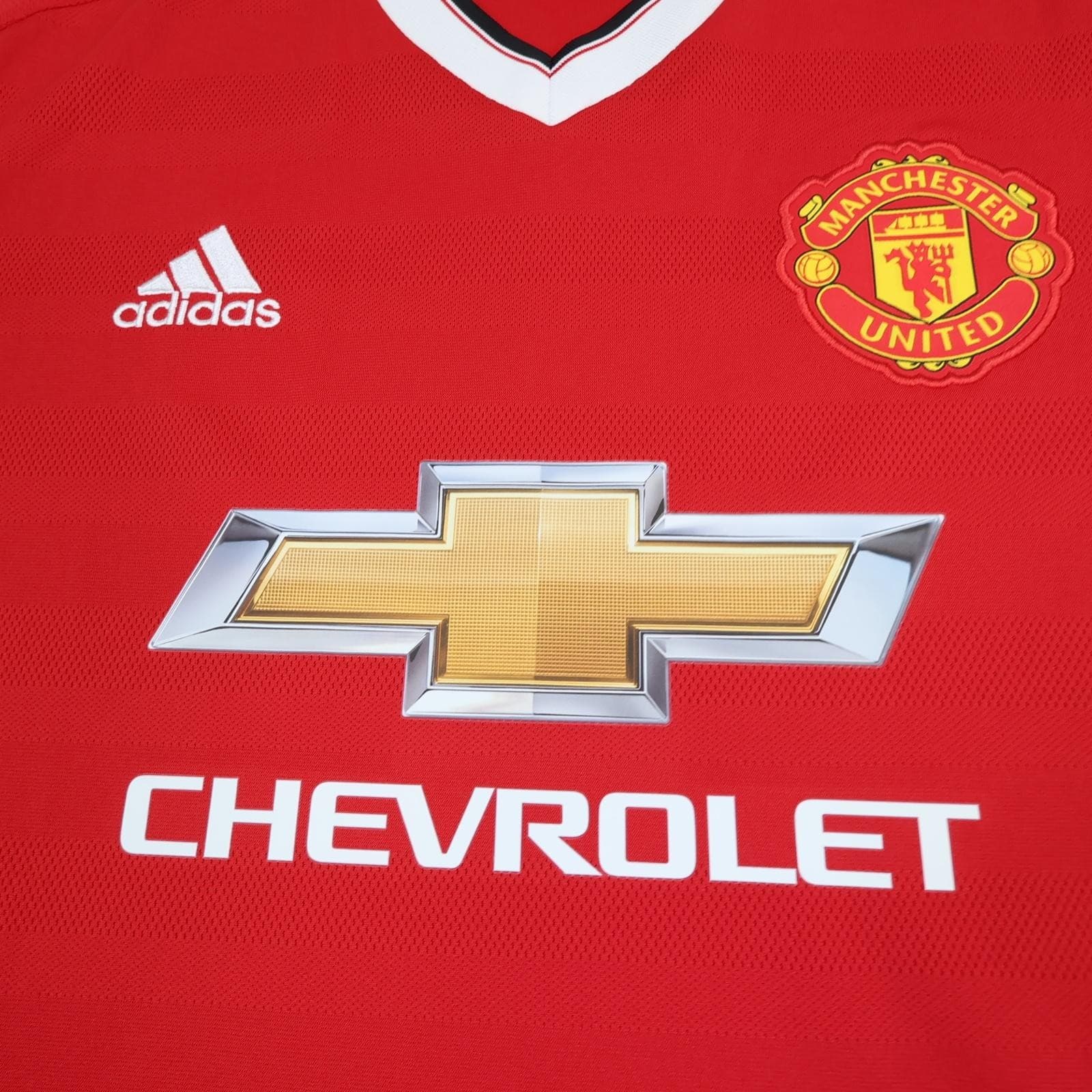 Manchester United Shirt Mens Extra Large Home 2015 2016 EPL Football Adidas photo 3