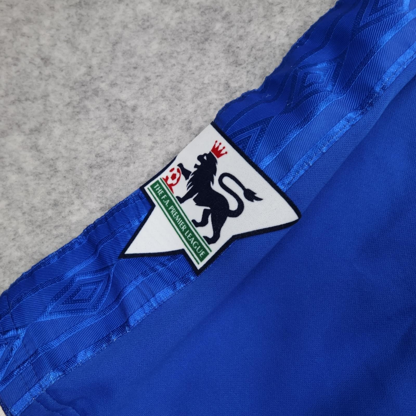 Vintage Chelsea Shirt Mens Medium Blue Home 1999 2001 Autoglass Desailly 6 photo 6