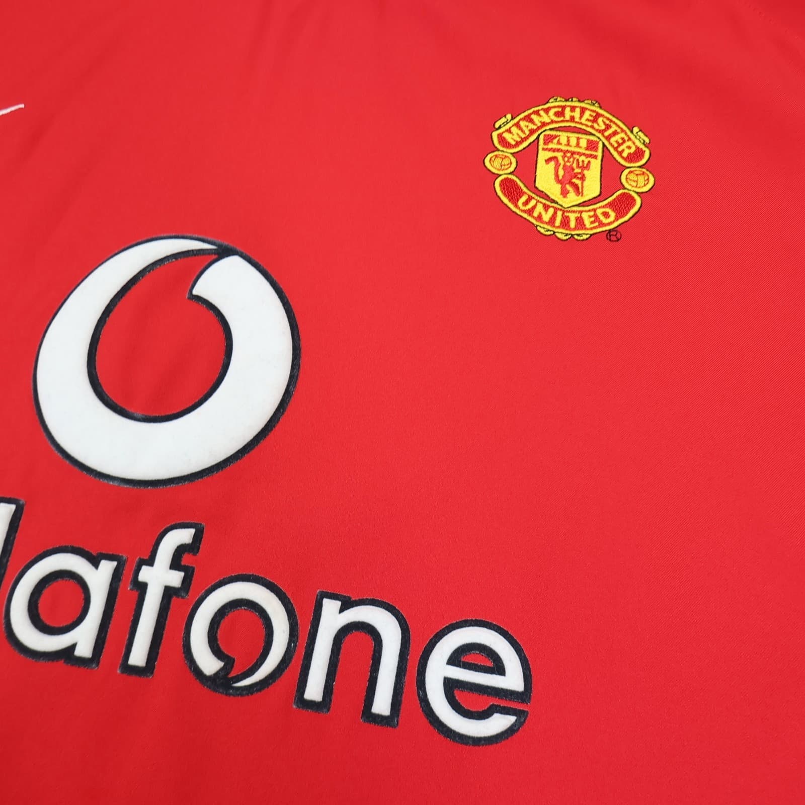 Manchester United Shirt Extra Large Red Home 2002 2004 Umbro Jersey Football photo 5