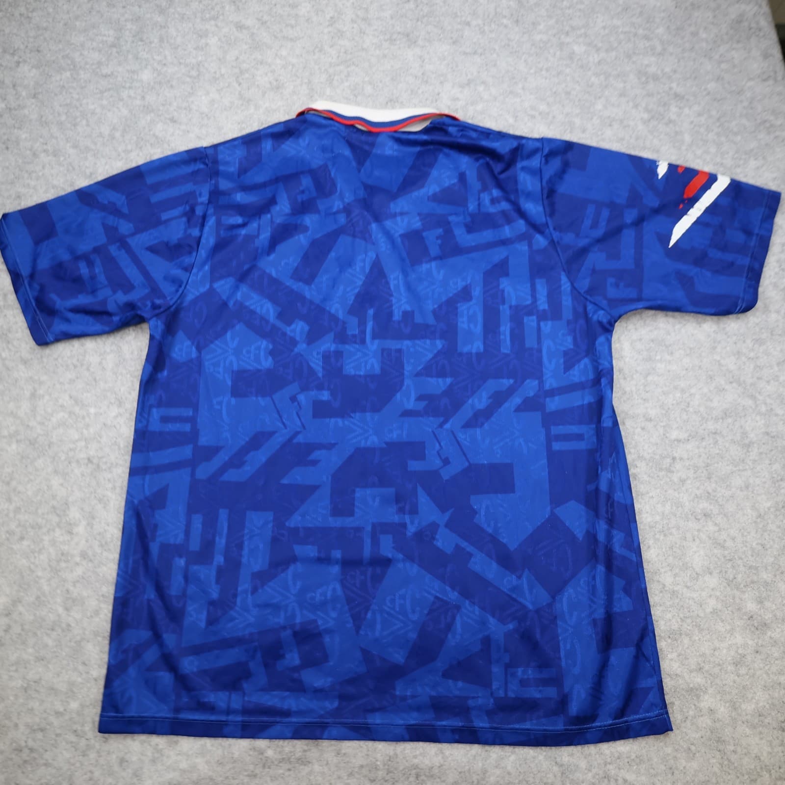 Vintage Chelsea Shirt Large Blue Home Shirt 1991 1993 Umbro Commodore Jersey photo 2