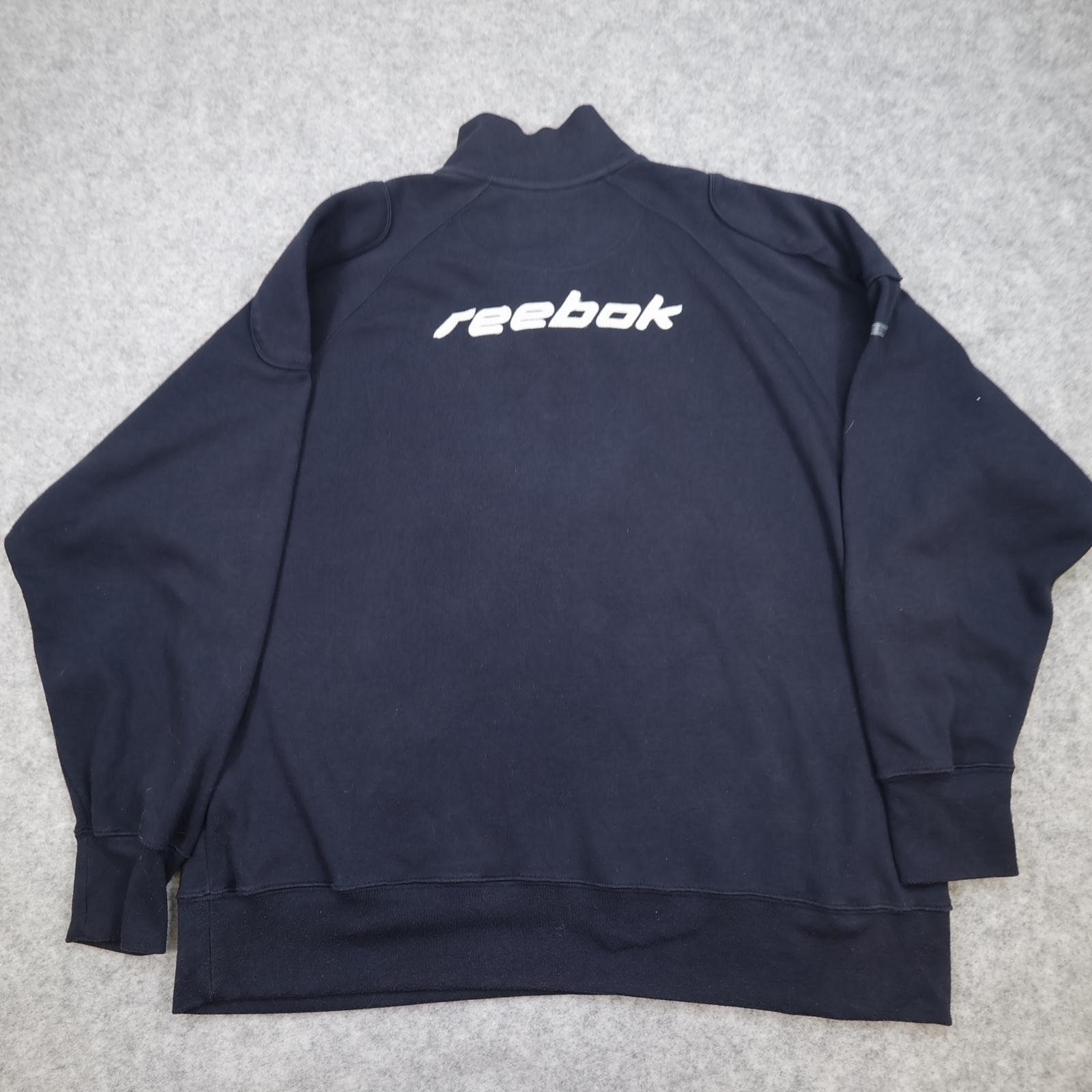 Vintage Liverpool Training Drill Top Mens Small Blue Football Reebok Carlsberg photo 12
