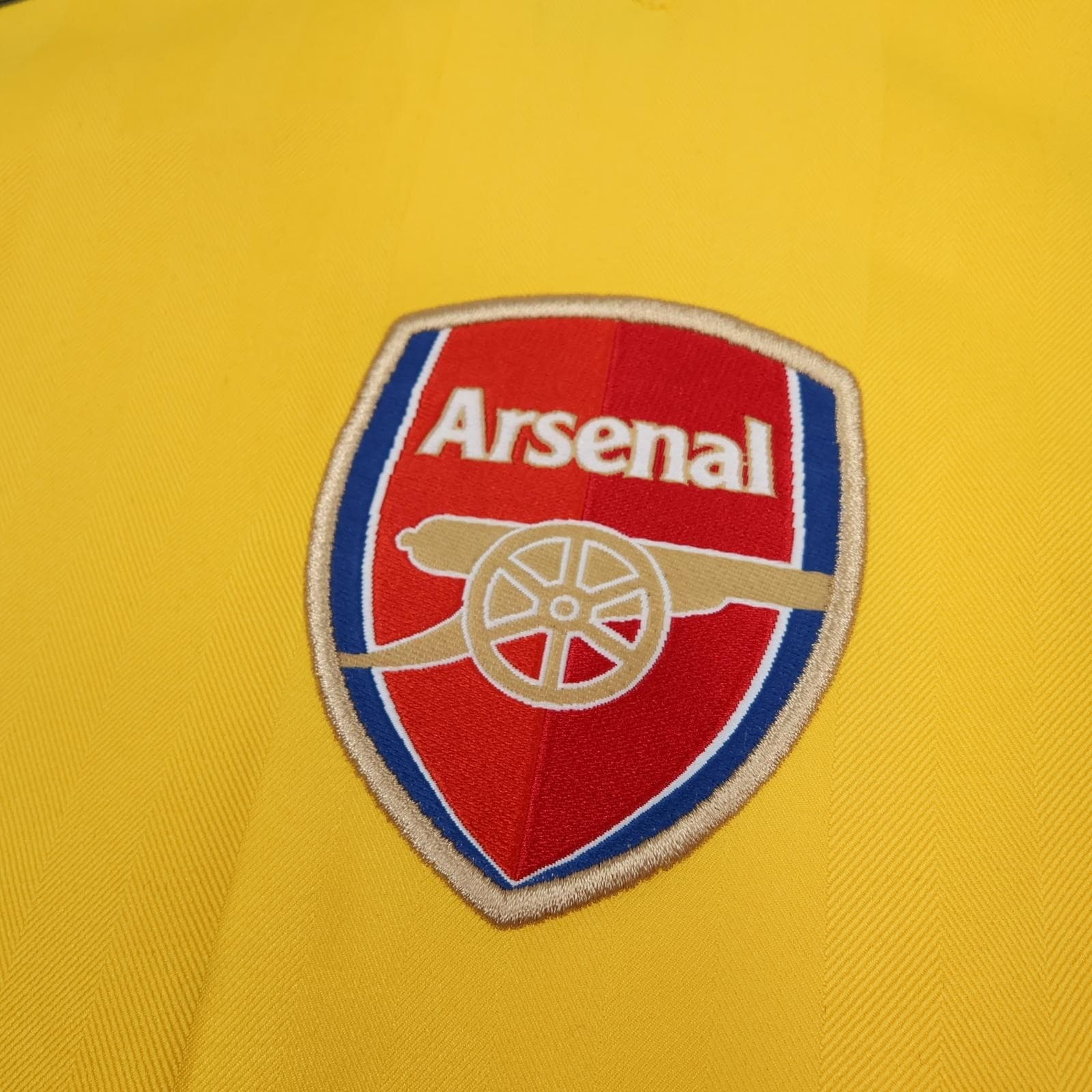 Vintage Arsenal Shirt Mens XL Yellow Away EPL Football Nike O2 Paris 06 photo 6