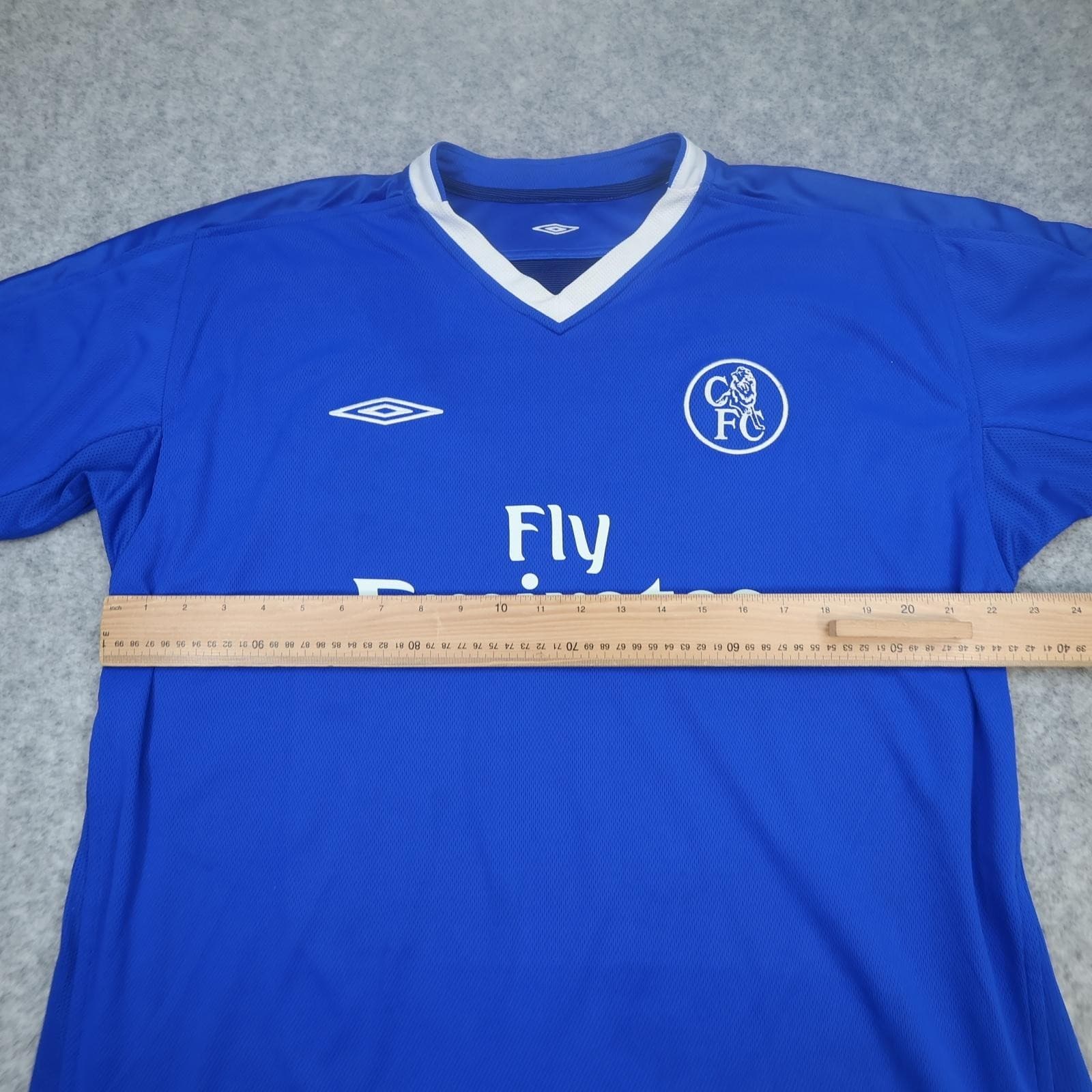 Vintage Chelsea Shirt Mens XL Blue Home 2003 2005 Football Umbro Makelele 4 photo 13