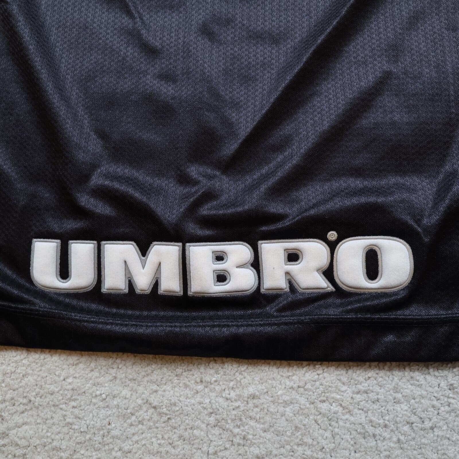 Vintage Manchester United Shirt 2XL Black Third Kit 1998 1999 Jersey Solskjaer photo 8