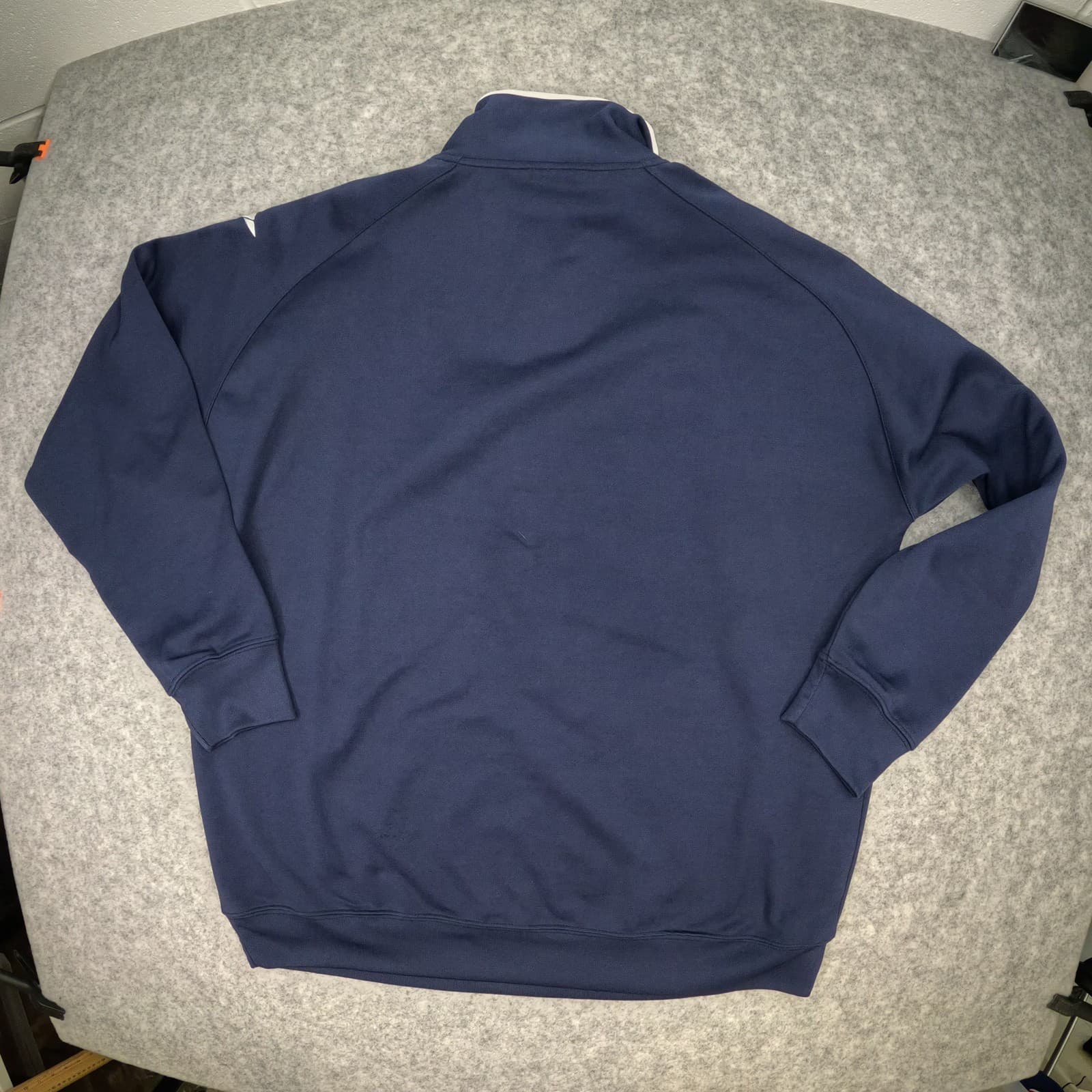 Wrexham AFC Quarter Zip Top Large Navy Vandanel Long Sleeve Football 1 4 Zip photo 2