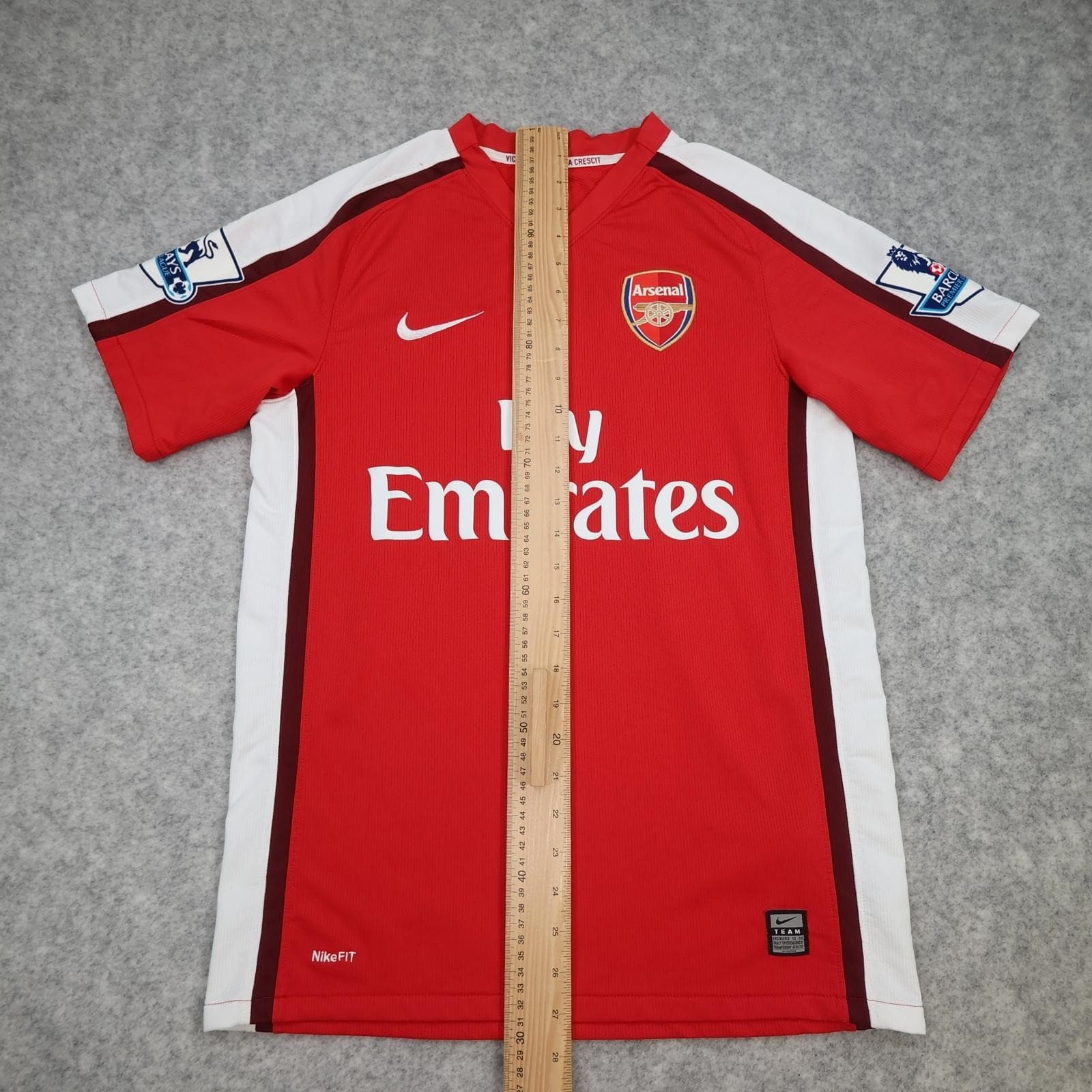 Arsenal Shirt Mens Small Red Home 2008 2010 EPL Nike Soccer Jersey Rosicky 7 photo 18