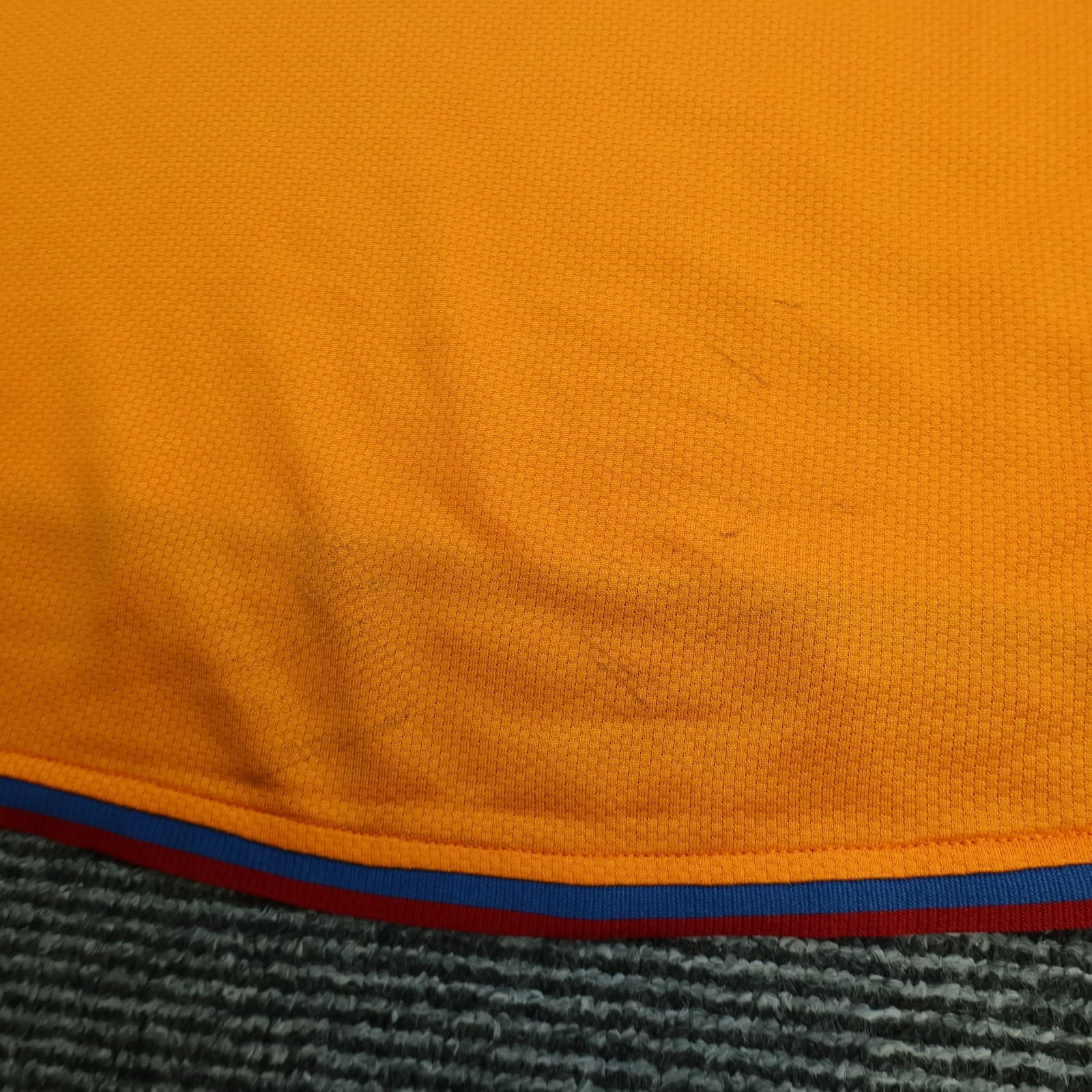 Barcelona Shirt Large Orange Away 2006 2008 Nike Football Diego Maradona Jersey photo 15