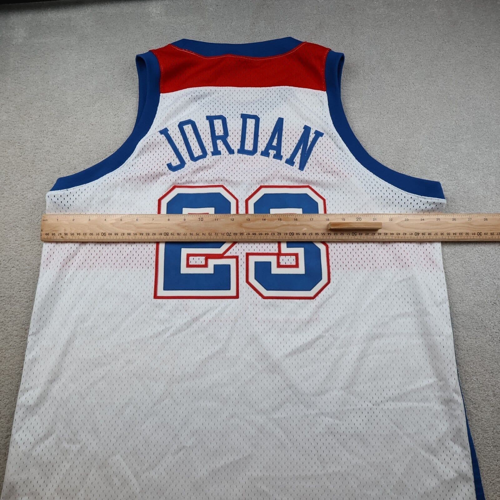 Vintage Washington Bullets Jersey 2XL Nike 90s Basketball NBA Michael Jordan 23 photo 9