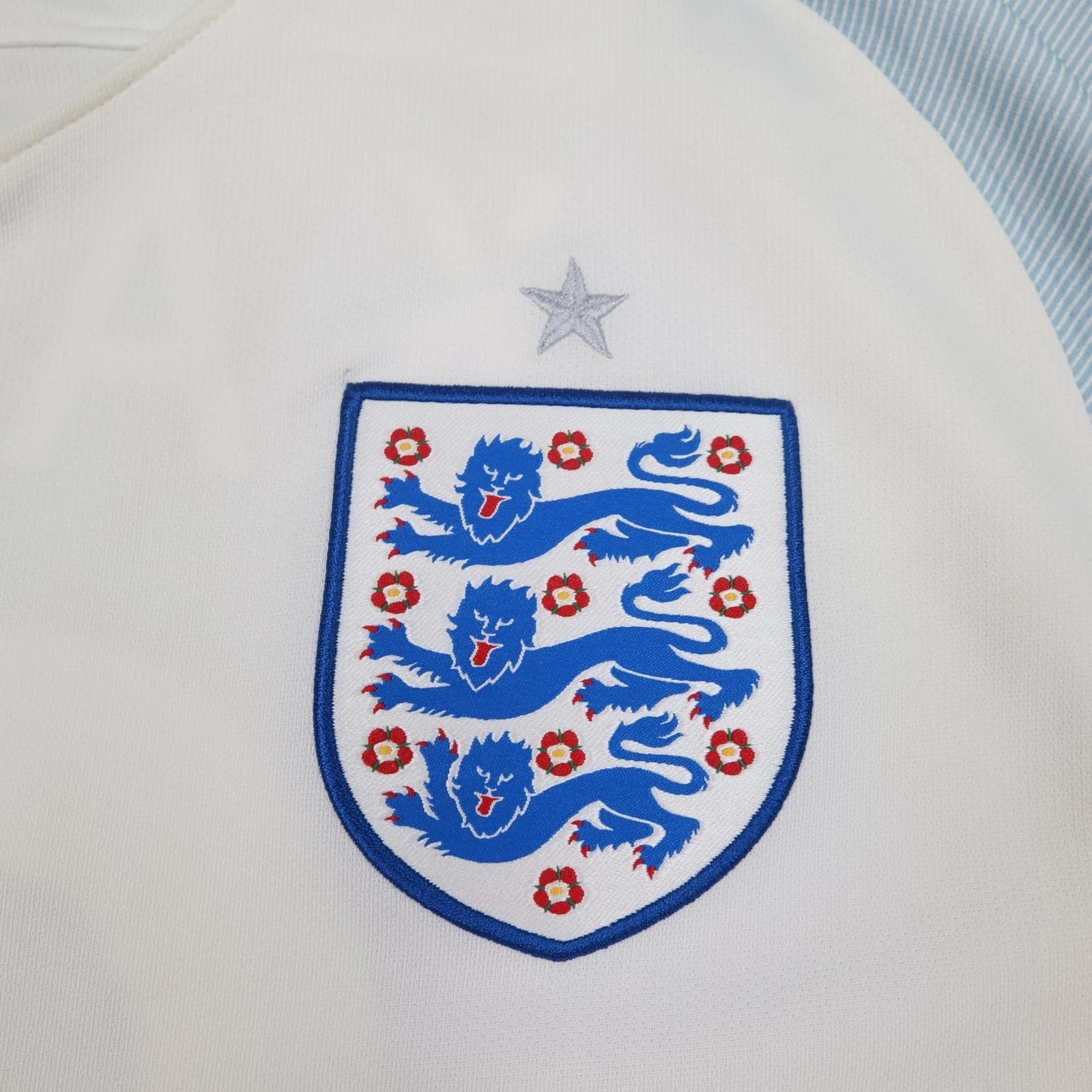 England Home Shirt Mens Large White 2016 2017 Football Nike Dri Fit Kane 9 photo 5