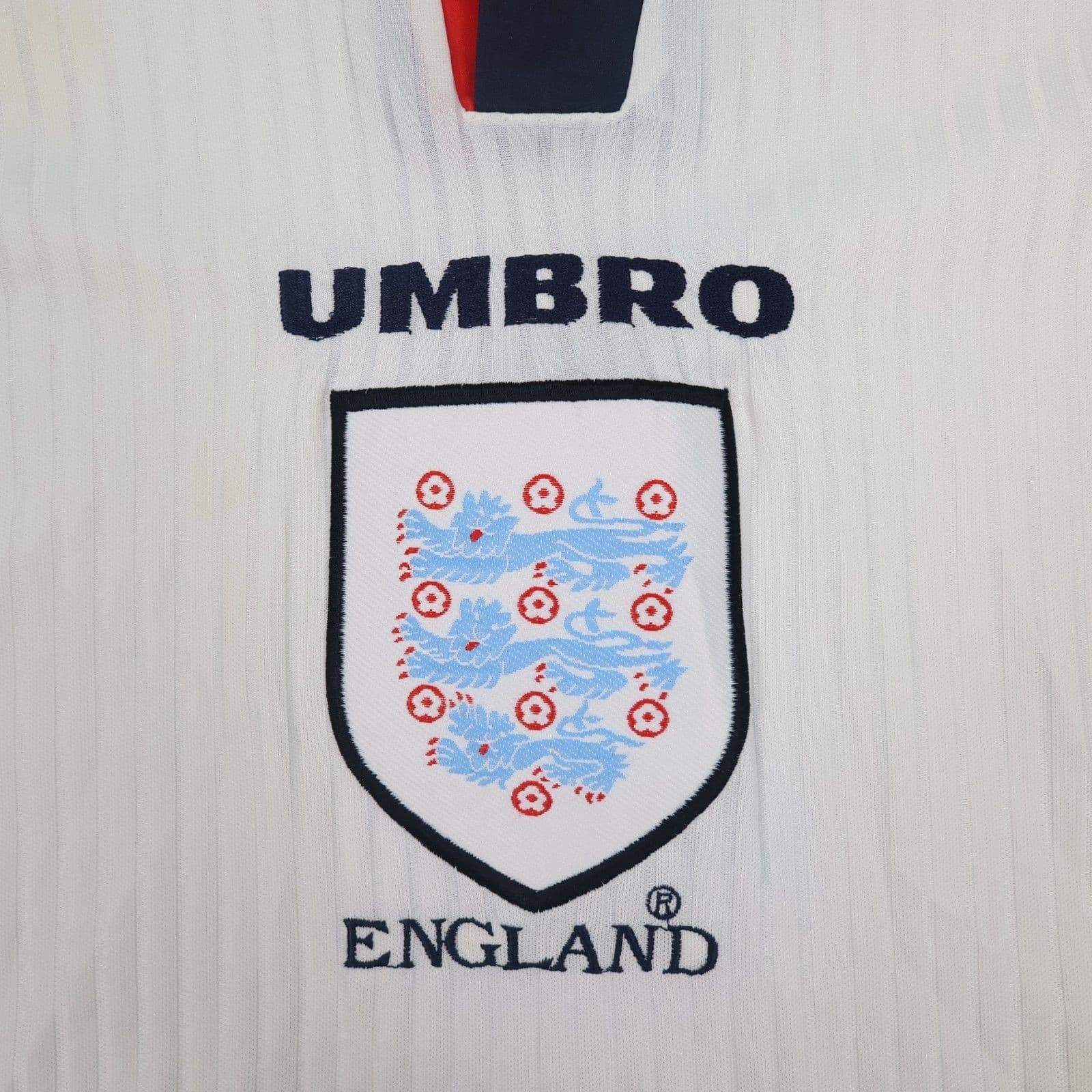 England Football Shirt Large White Home Kit Umbro 1998 Soccer Jersey World Cup photo 4