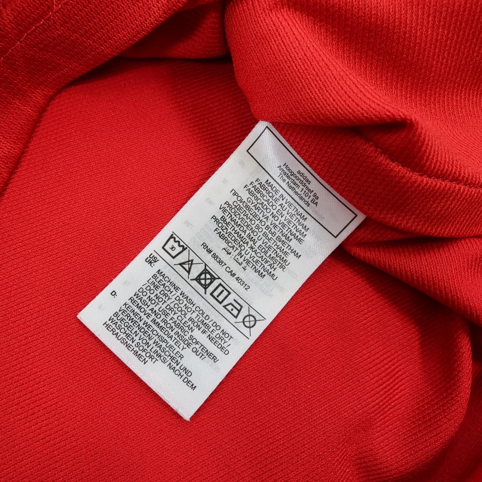 Manchester United Shirt Mens Small Red Home 2023 2024 Football Adidas TeamViewer photo 8