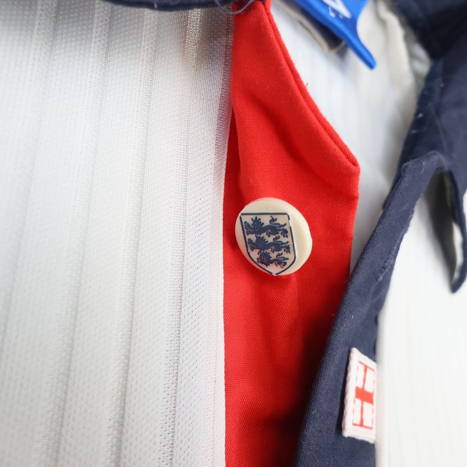 England Football Shirt Large White Home Kit Umbro 1998 Soccer Jersey World Cup photo 6
