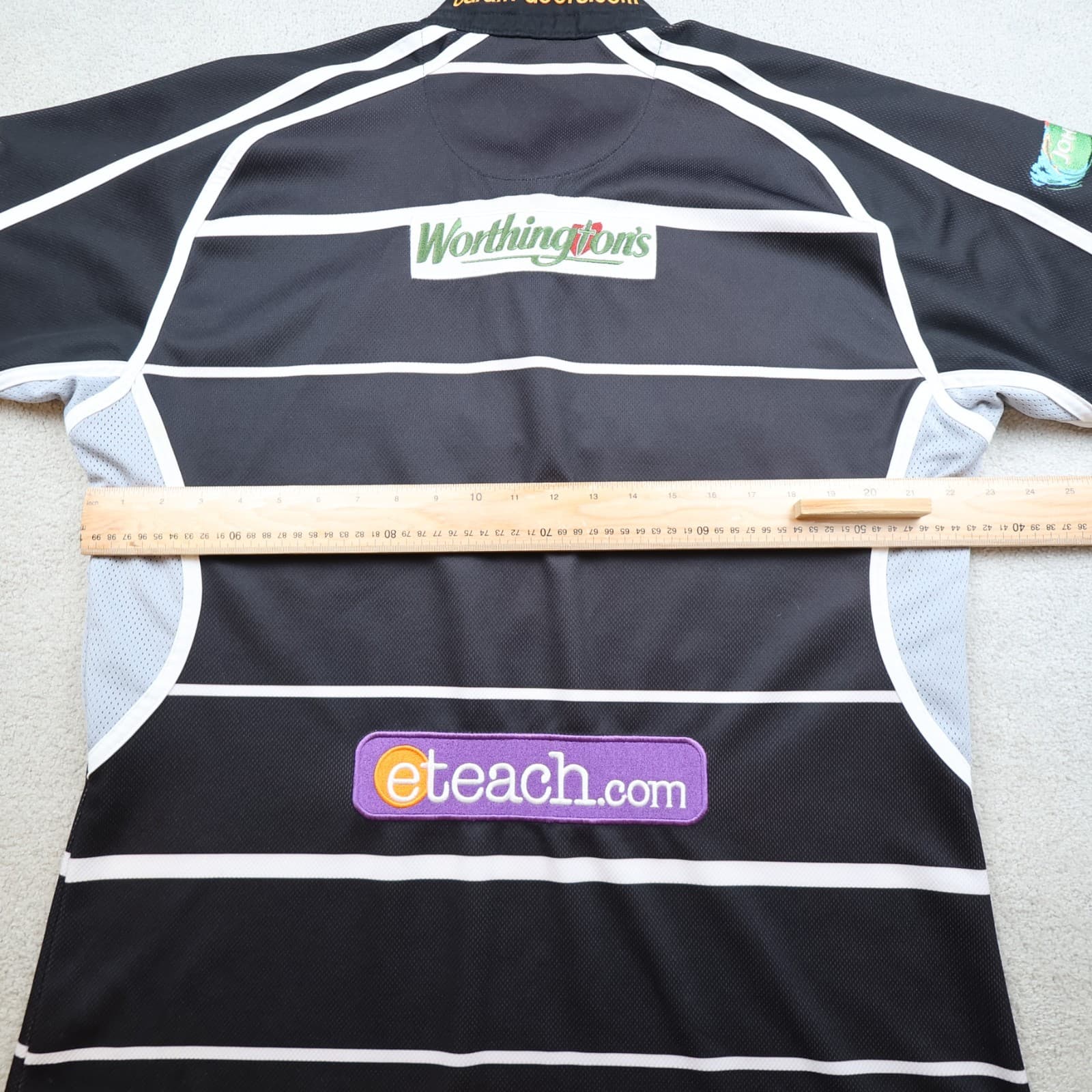 Ospreys Rugby Shirt Extra Large Black Away Jersey 2006 2007 Kooga Jersey 46" photo 8