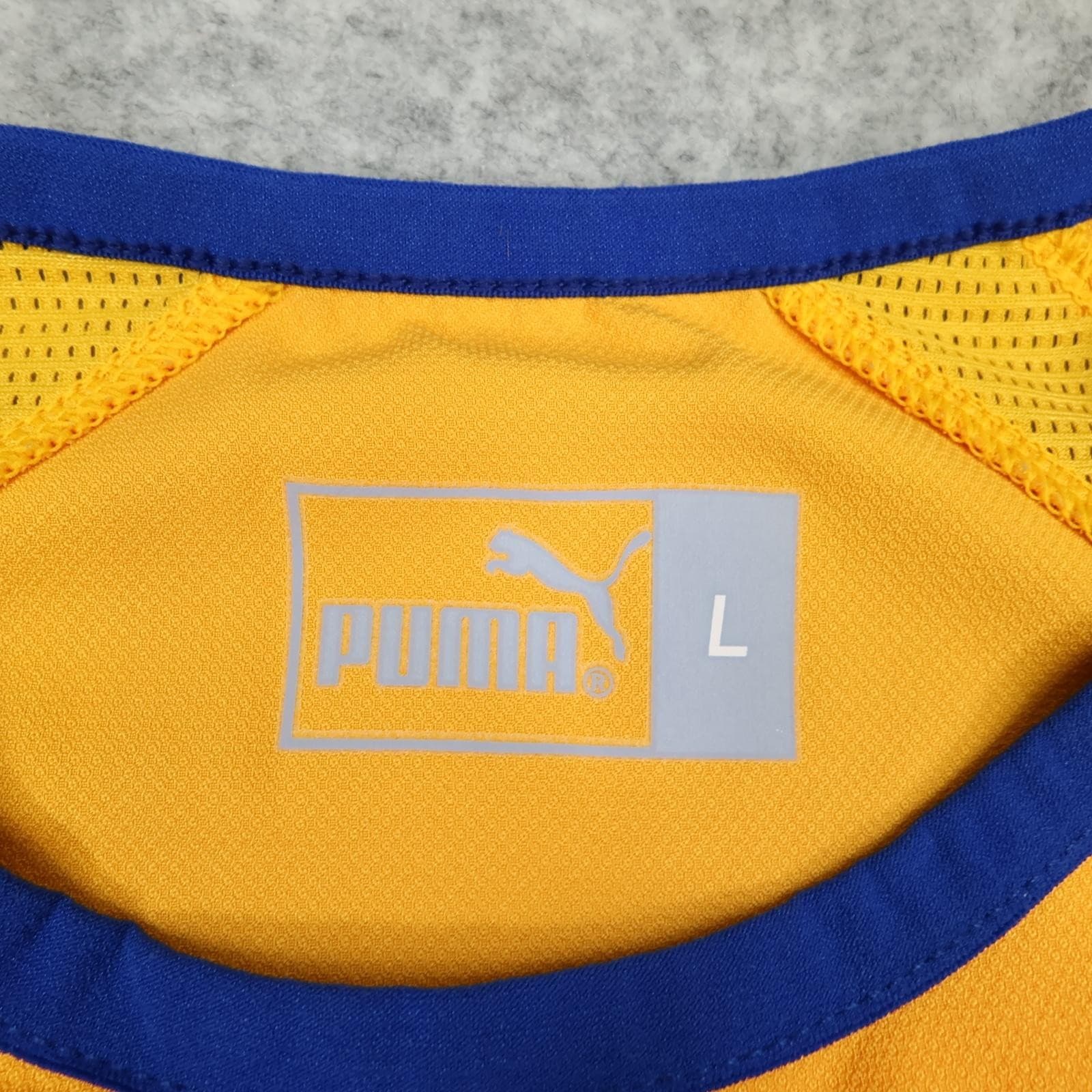 Vintage Everton Shirt Mens Large Gold Away 2003 2004 EPL Football Puma Rooney 18 photo 10
