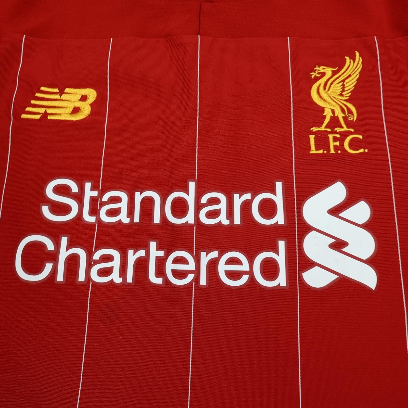 Liverpool Shirt Kids 11-12 Years Red Home 2019 2020 New Balance Salah 11 Jersey photo 3