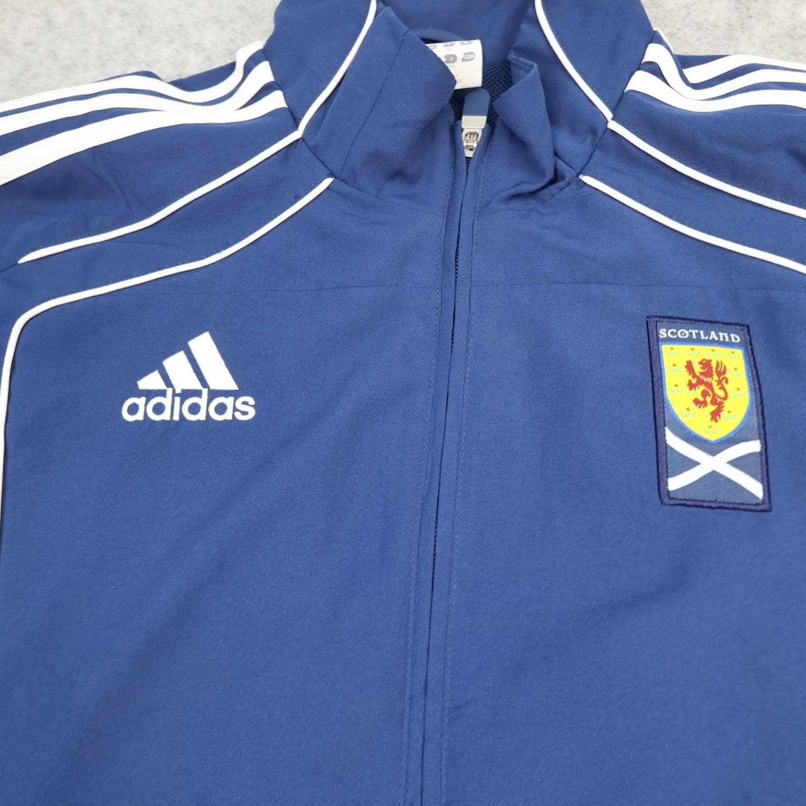 Scotland Jacket Mens XL Blue 2010 2011 Football Adidas Track Top Training Zipped photo 4