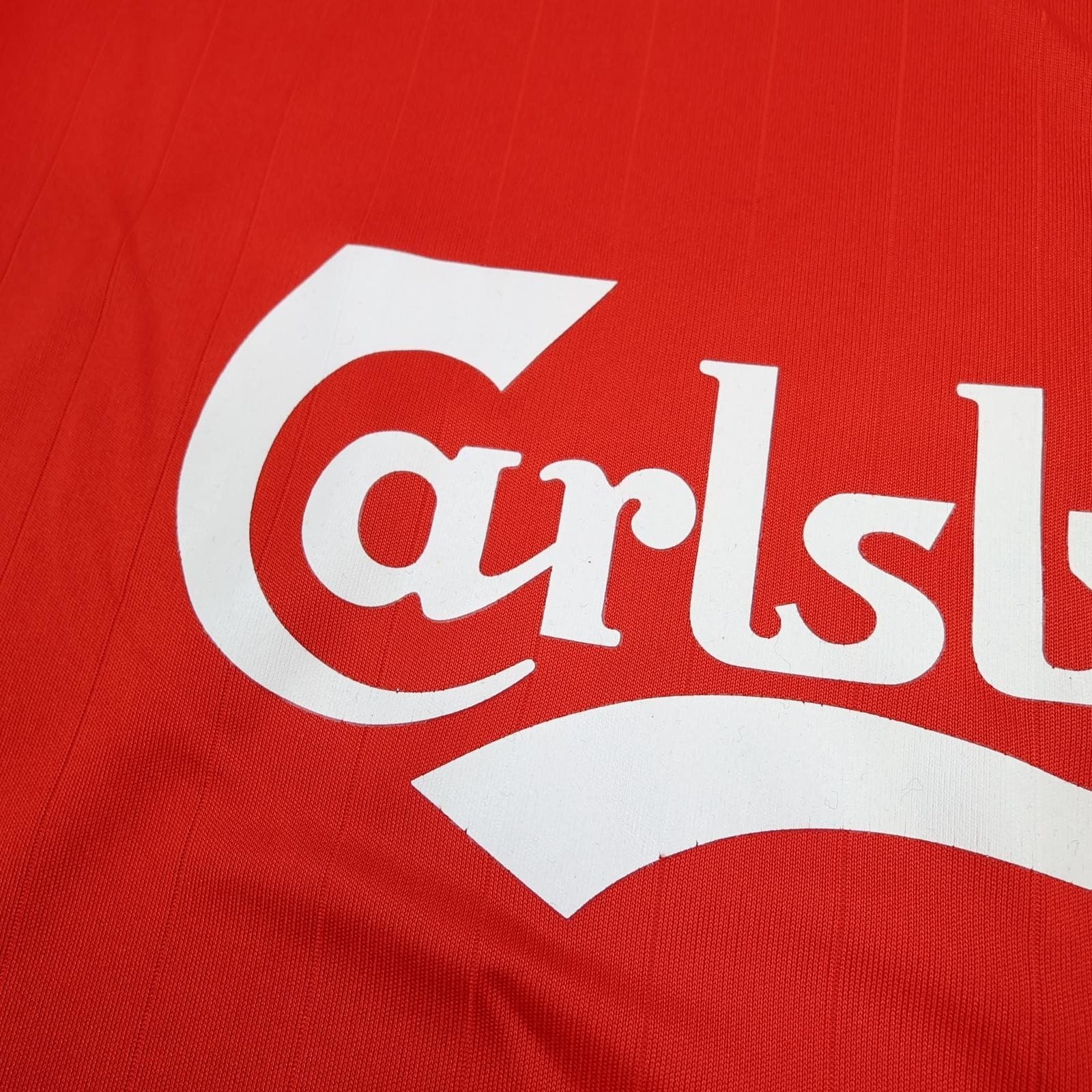 Liverpool Shirt Mens Extra Large Boys Red Home 2006 2008 Adidas Carlsberg photo 6