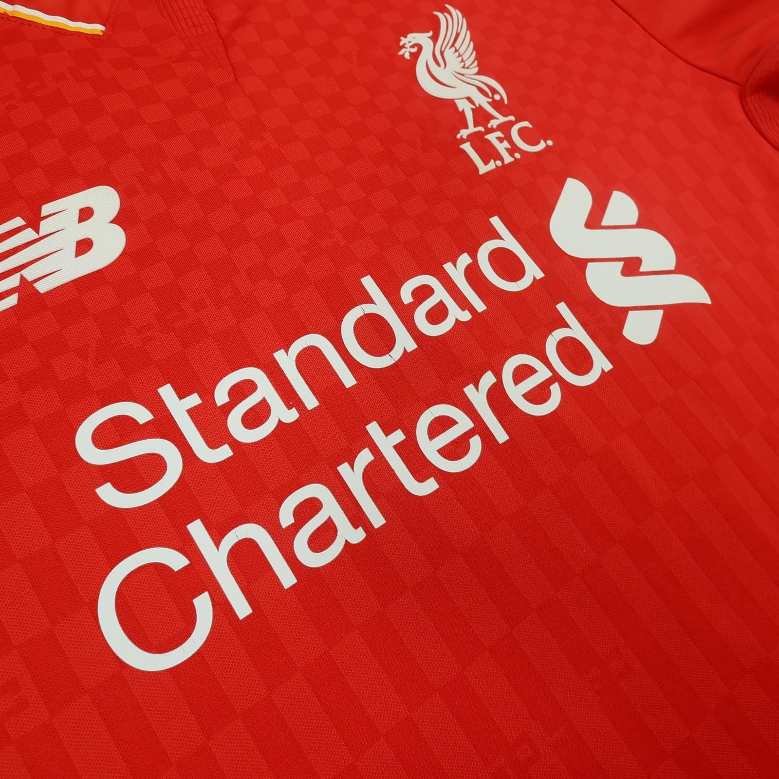 Liverpool Shirt Mens Medium Home Kit 2015 2016 Red New Balance Joe Allen Soccer photo 10