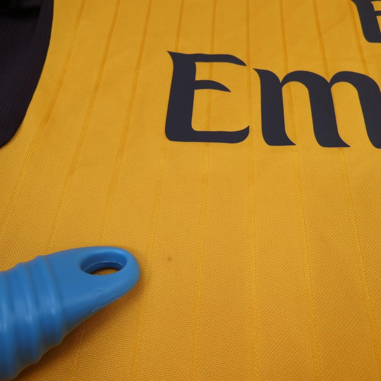 Arsenal Away Shirt Mens Medium Yellow 2016 2017 Football Puma Soccer Jersey photo 6