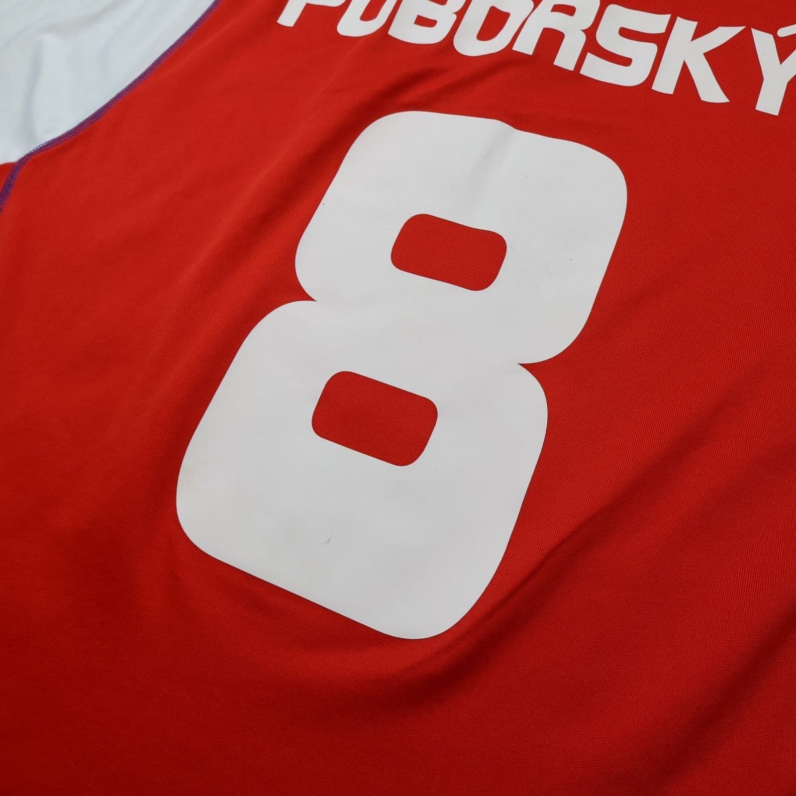 Czech Republic Football Shirt Large Red Home Kit 2003 2004 Jersey Karel Poborsky photo 8