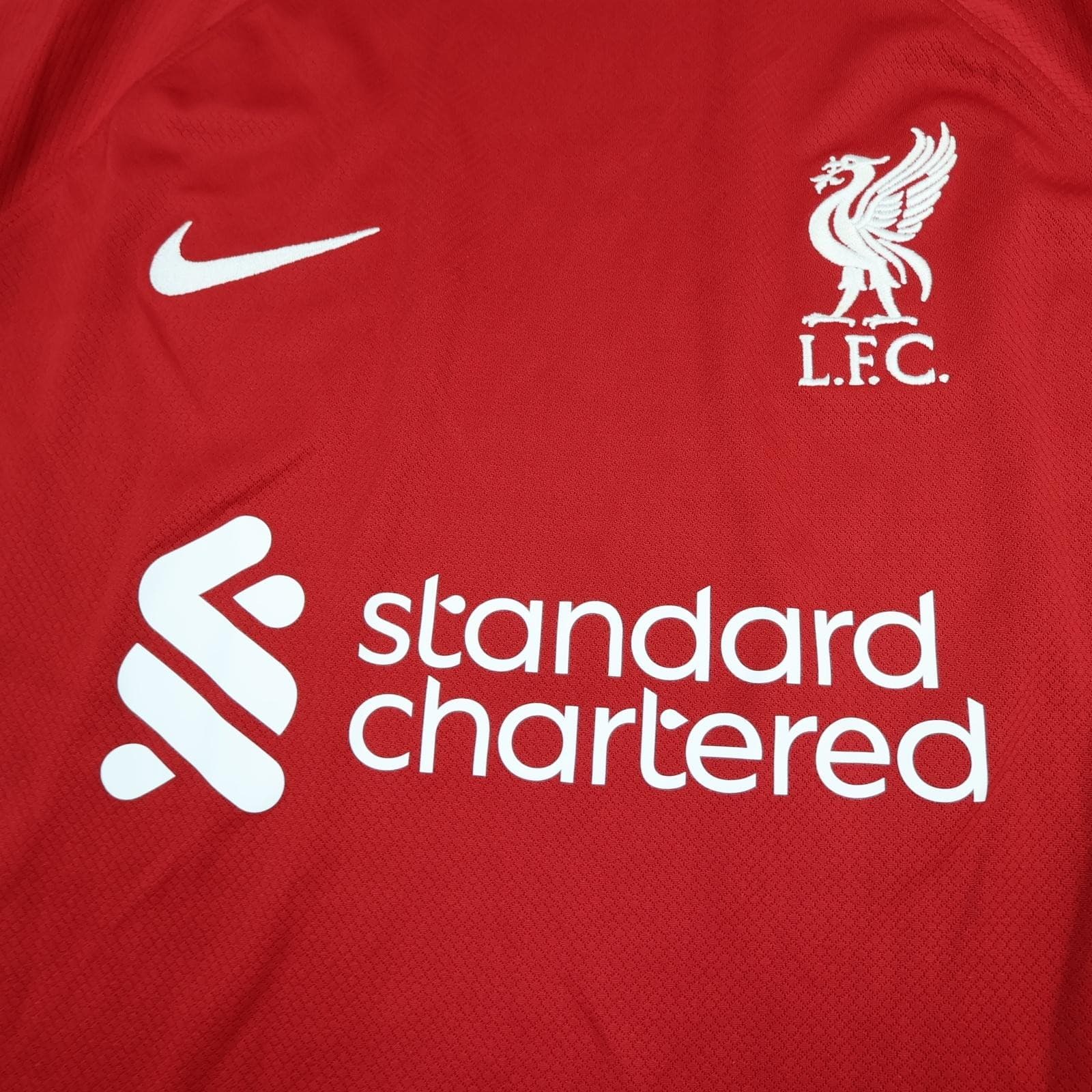 Liverpool Shirt Mens Medium Red Home EPL Football Nike 2022 2023 Jersey LFC photo 3