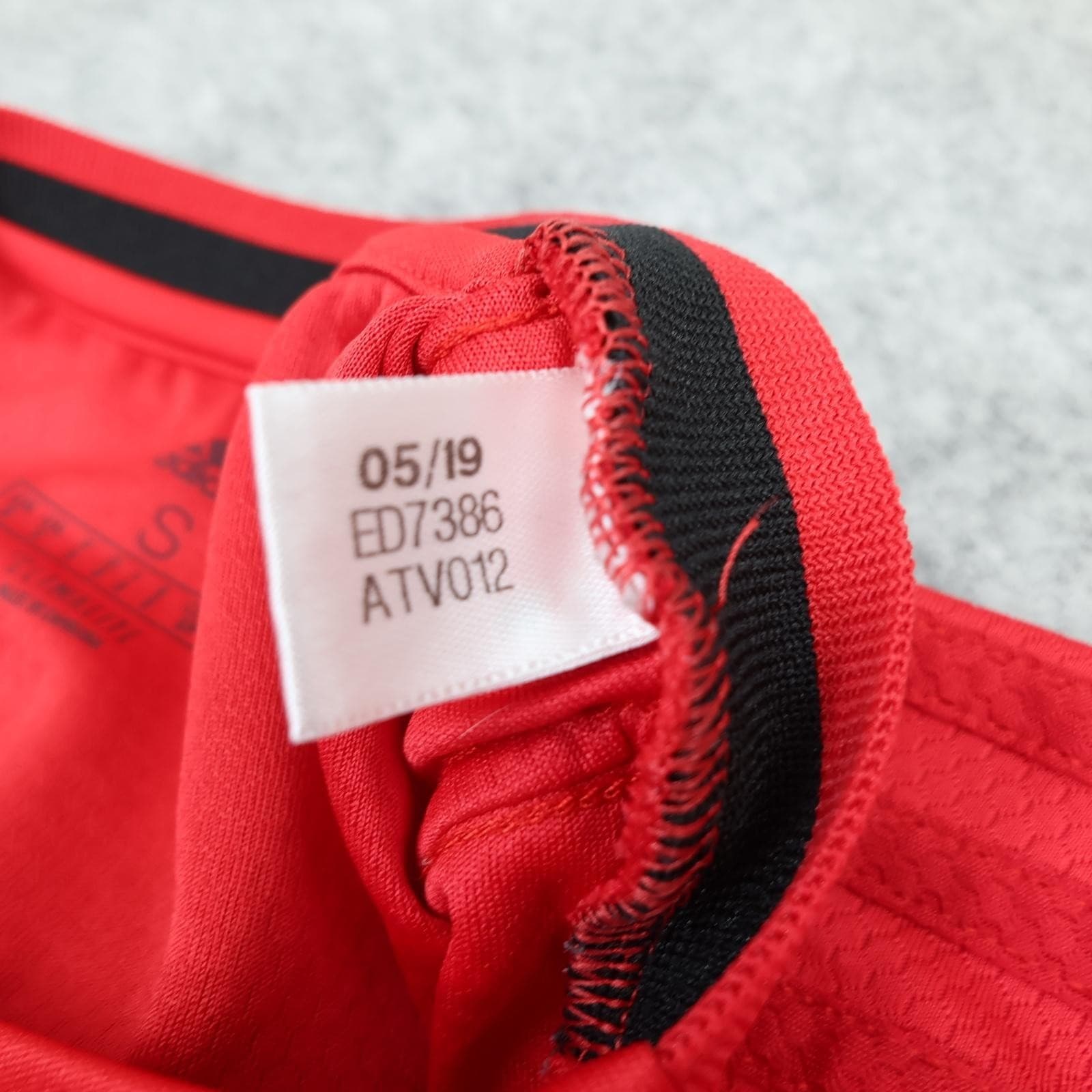 Manchester United Shirt Mens Small Red Home 2019 2020 Football Adidas Chevrolet photo 6