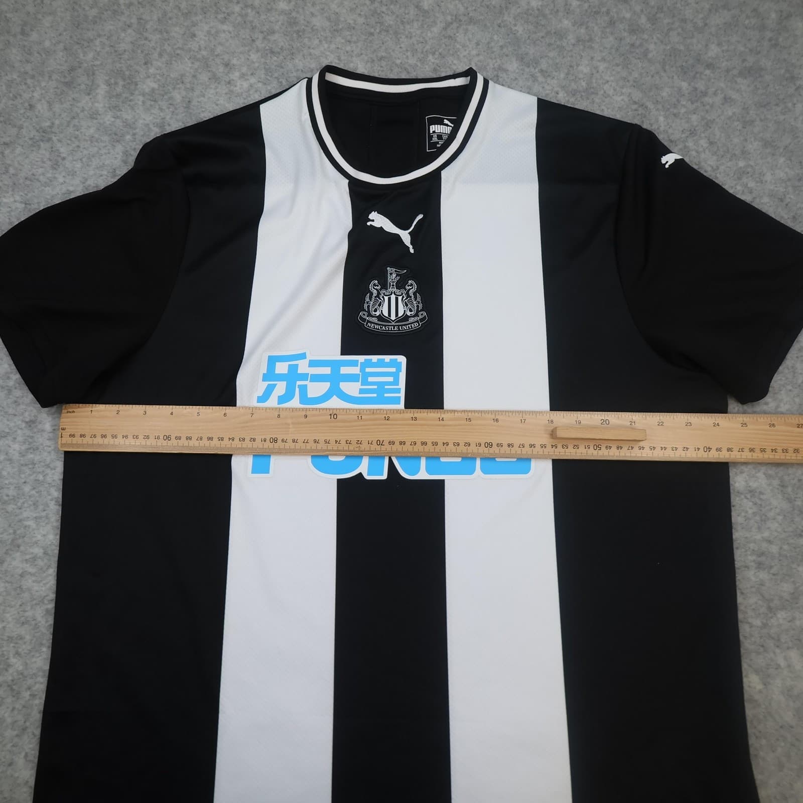Newcastle United Shirt Mens 2XL Black Home 2019 2020 Football Puma FUN88 Jersey photo 9