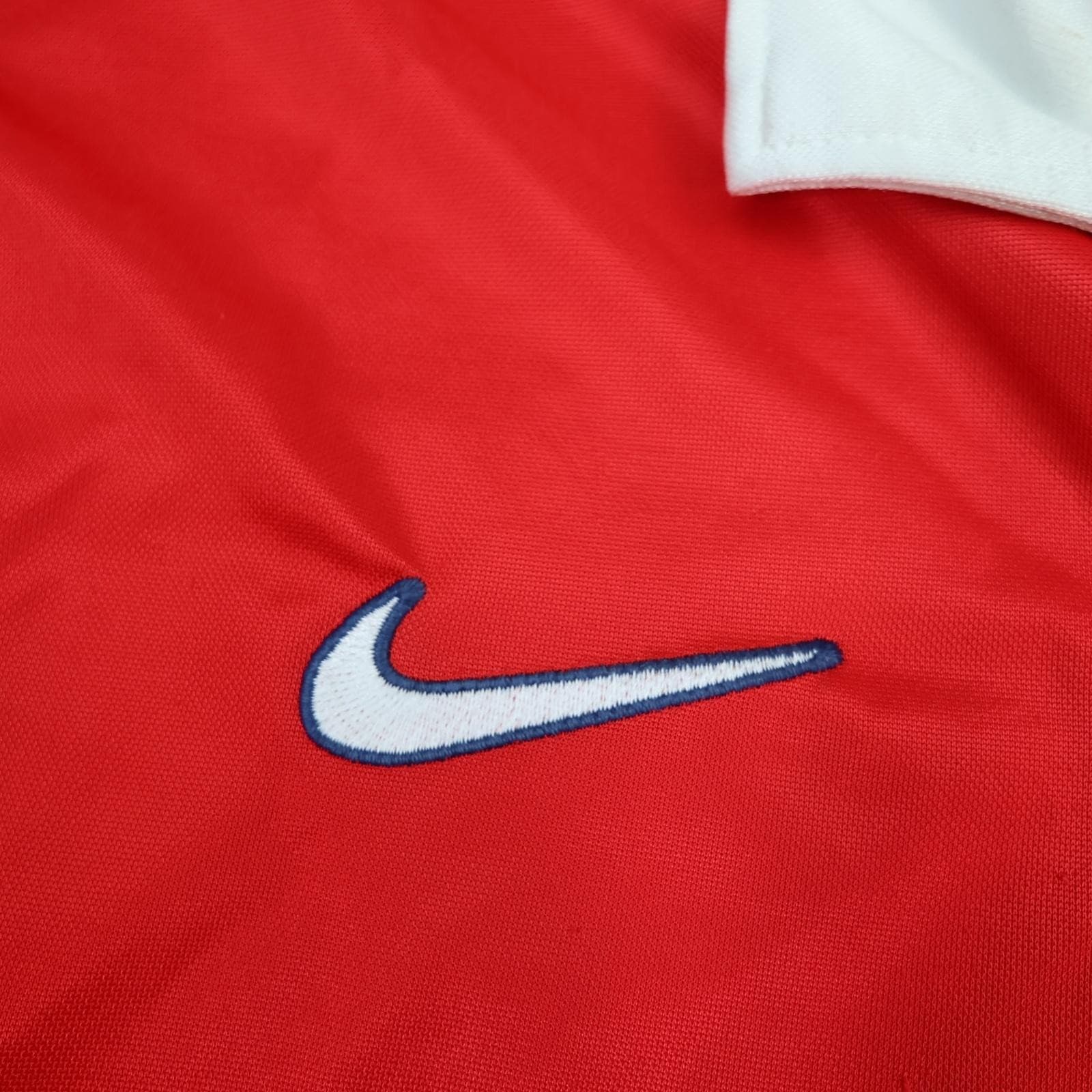 Vintage Arsenal Shirt Mens Large Red Home 1998 1999 Nike JVC Football Jersey photo 5