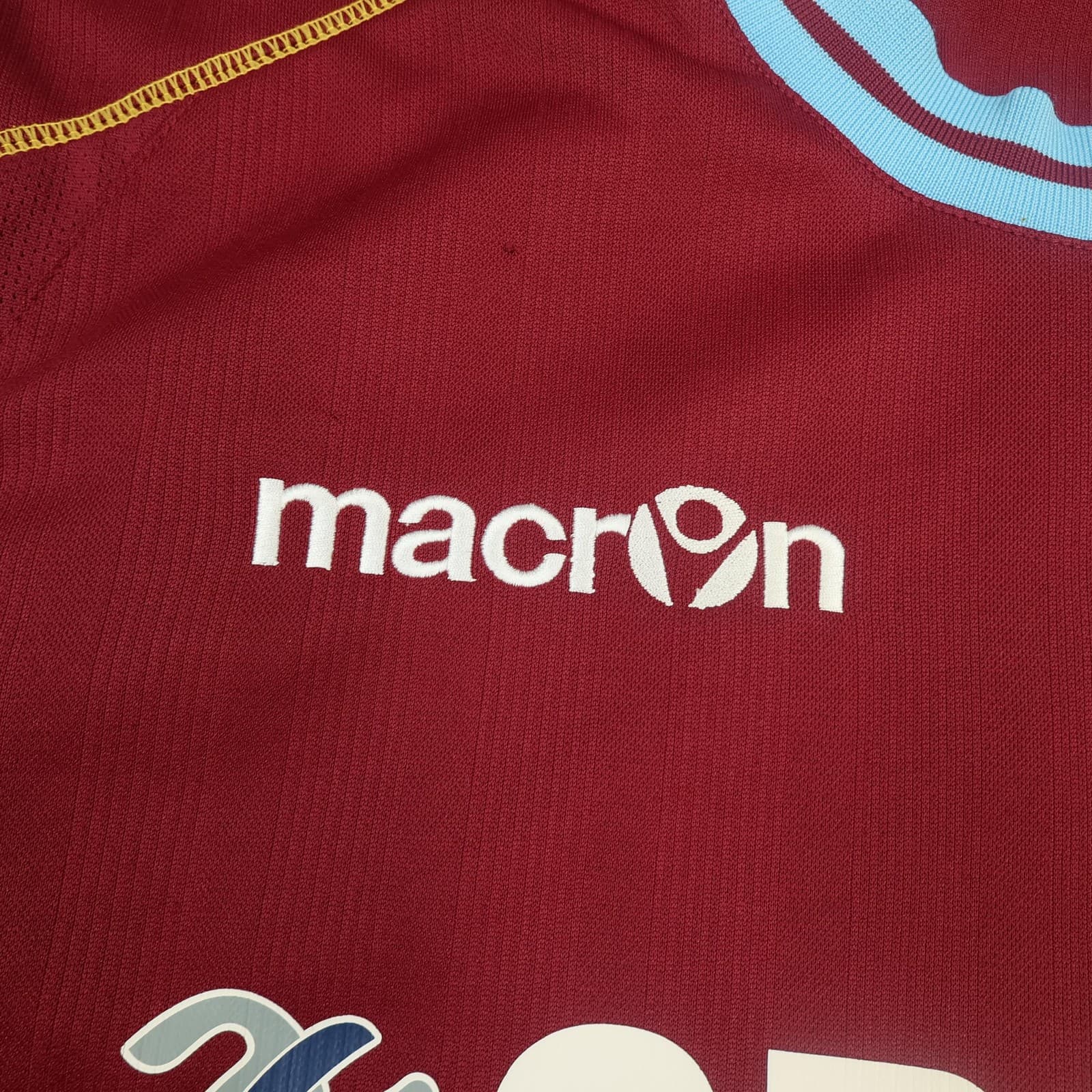 West Ham United Shirt Mens 2XL Red Home Football Macron SBOBET Soccer Jersey photo 5