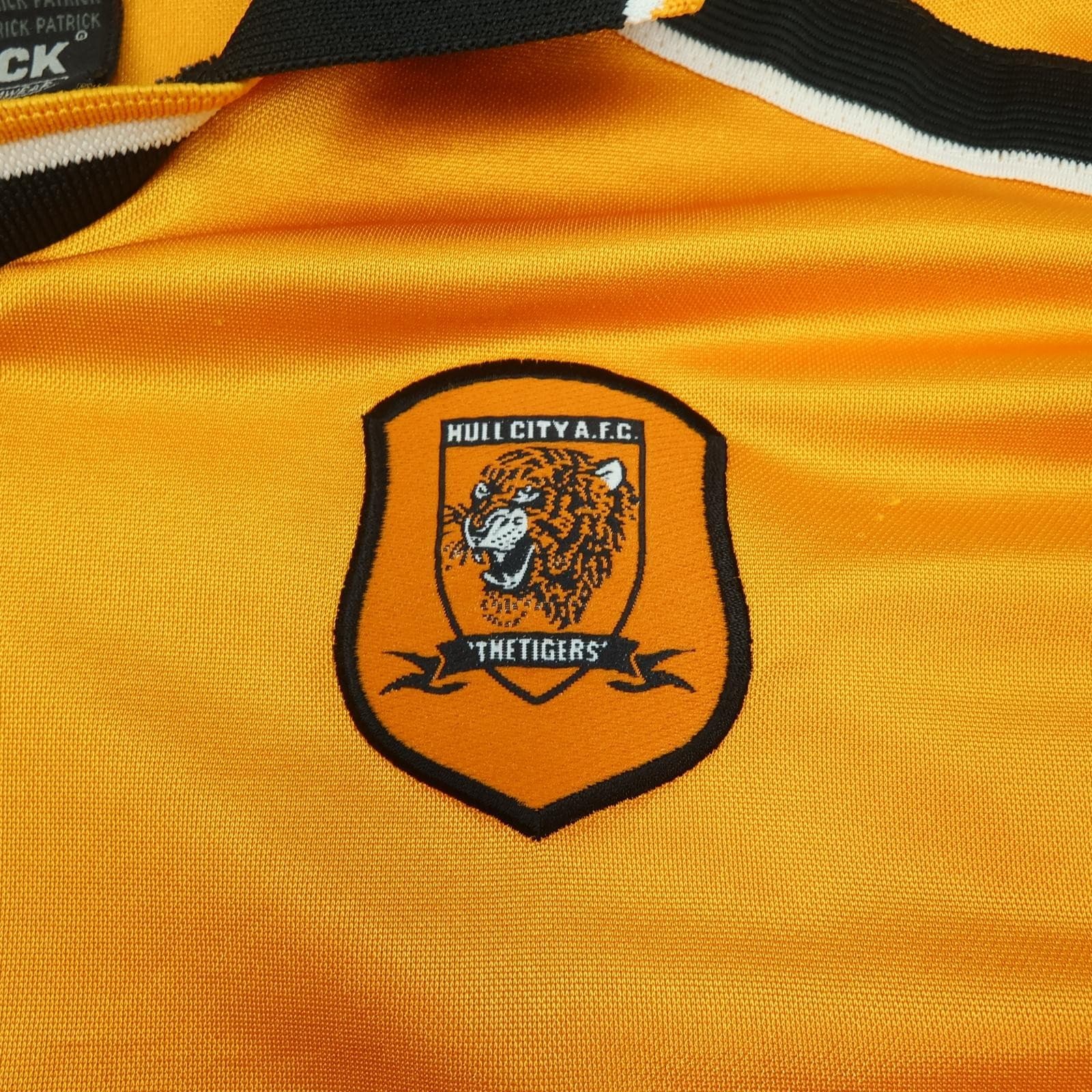 Vintage Hull City Shirt Mens 2XL 2002 2004 Yellow Home Patrick Bonus Electrical photo 4