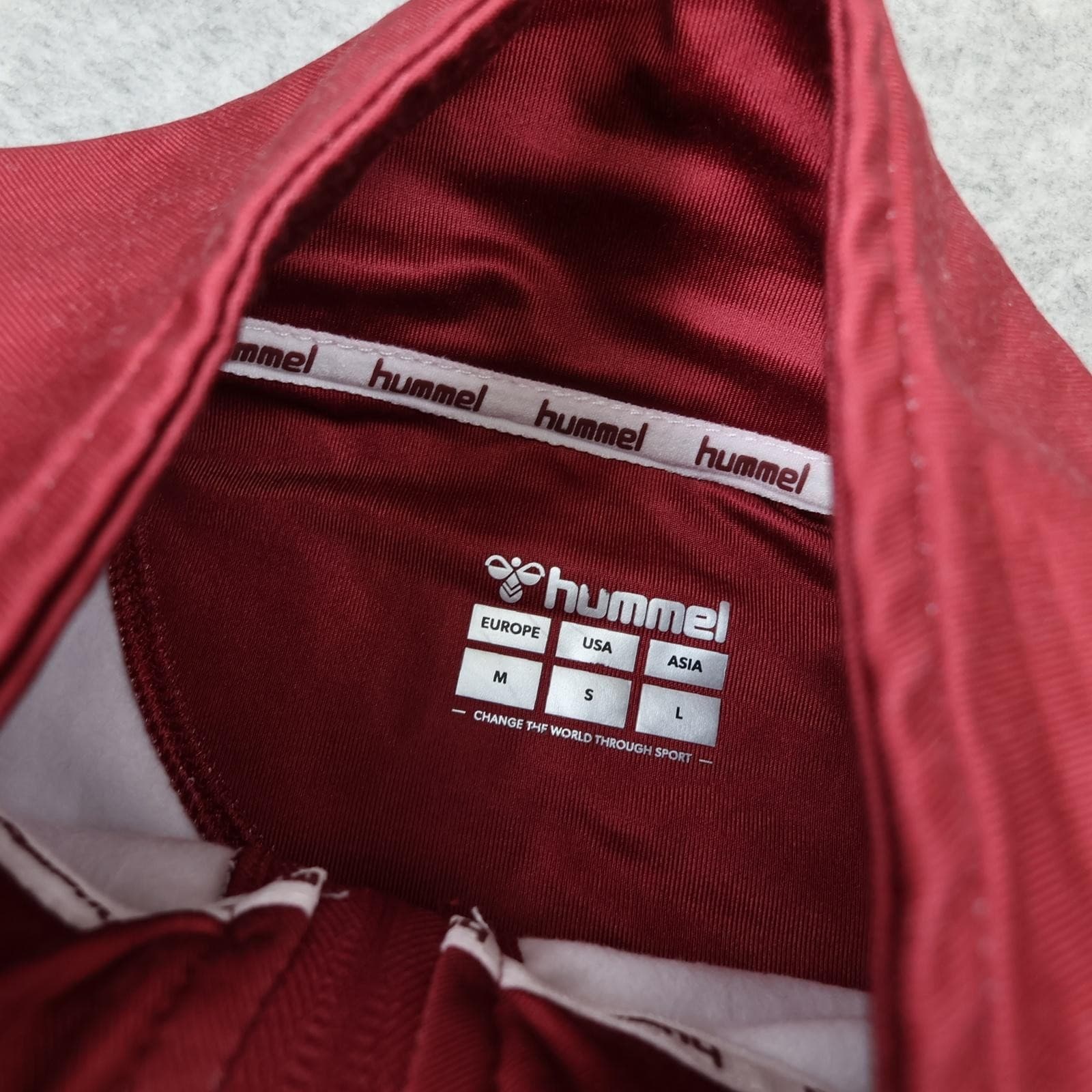 Northampton Town Training Top Mens Medium Red 2021 2022 Hummel Authentic photo 7