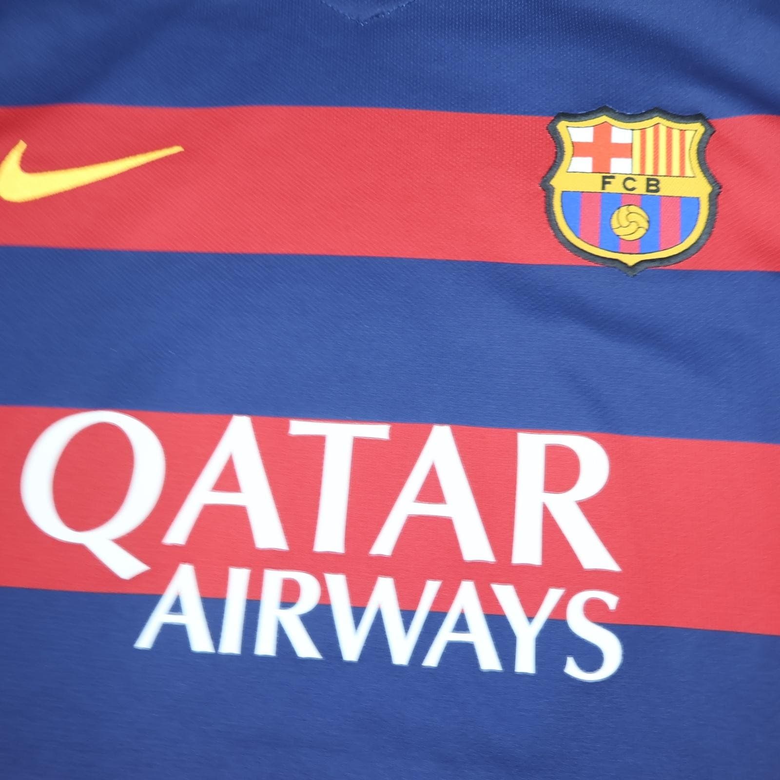 Barcelona Shirt Kids Youth XL 13-14 Home 2015 2016 Football Nike Soccer Jersey photo 3
