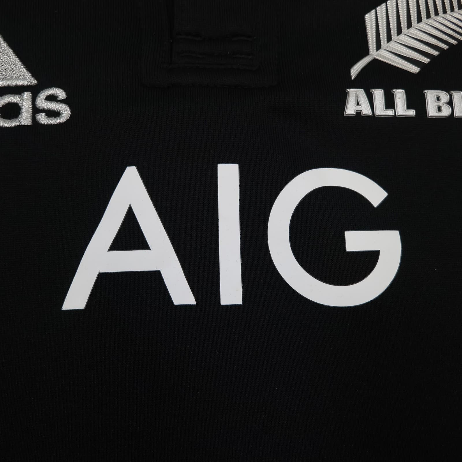 New Zealand Rugby Shirt Small Black Home Kit 2017 Adidas Jersey photo 6