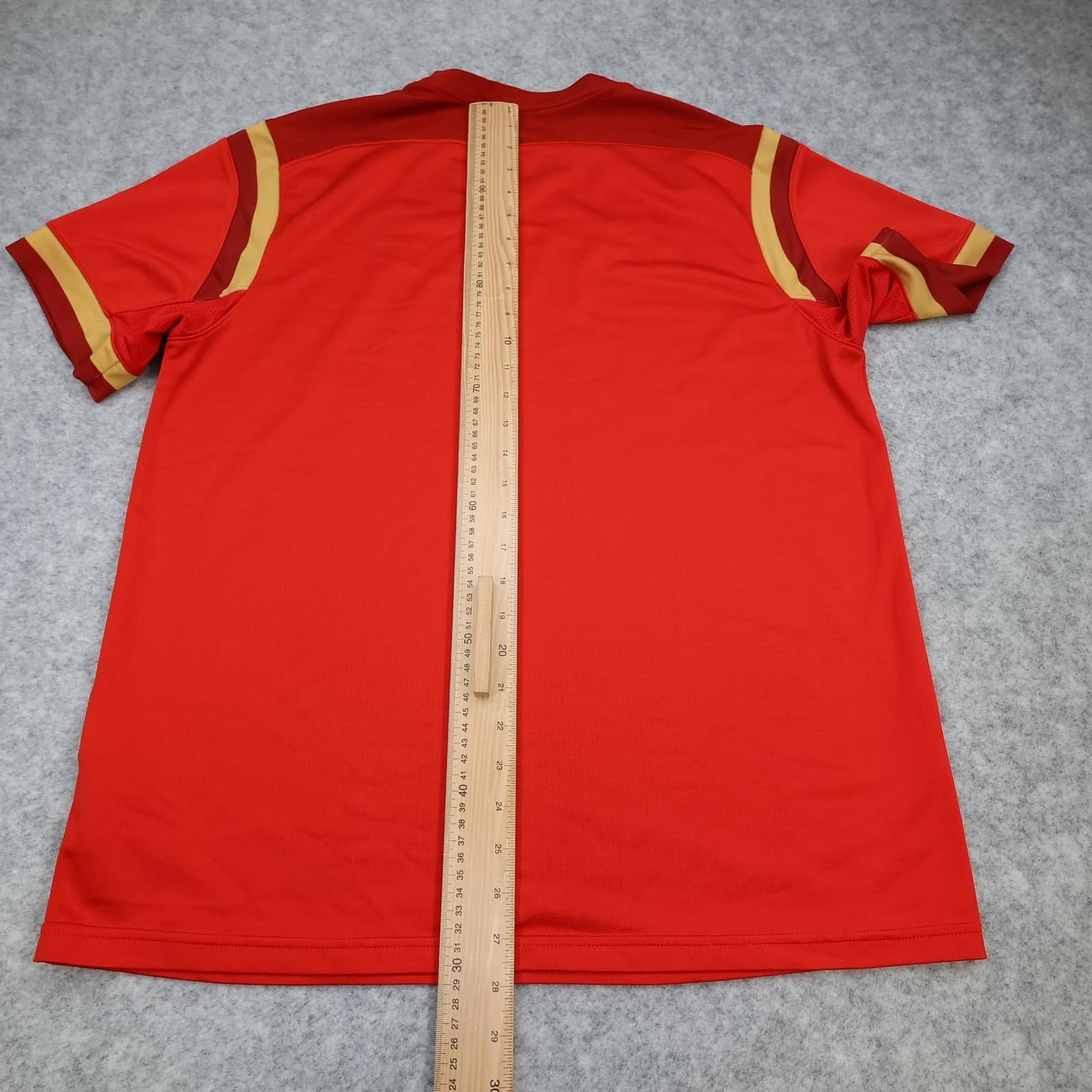 Wales Rugby Shirt Mens Large Red Rugby Union Under Armour 2015 2017 Jersey photo 11