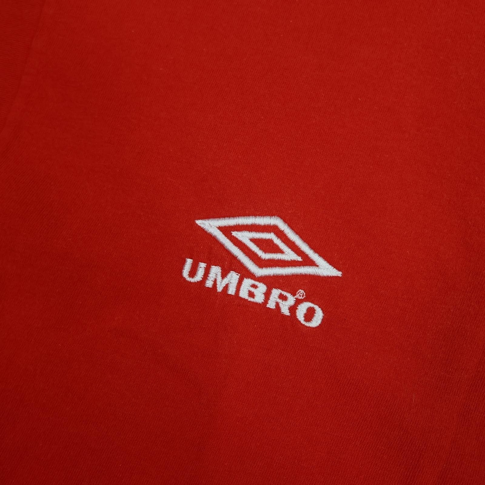 England Shirt Mens Medium Red Retro Football Umbro 1970 Away 2000's Retro photo 4