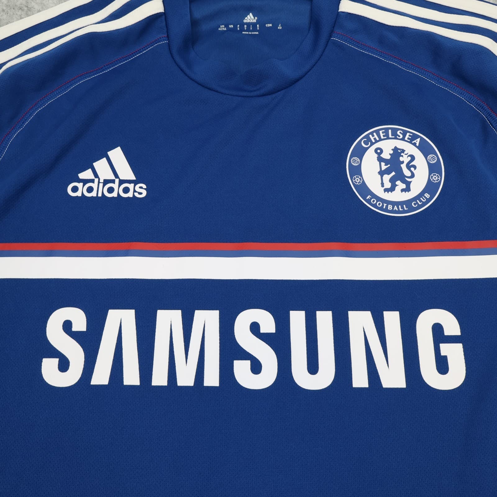 Chelsea Shirt Large Blue Training Shirt 2012 2013 Adidas Samsung Jersey  42/44 photo 3