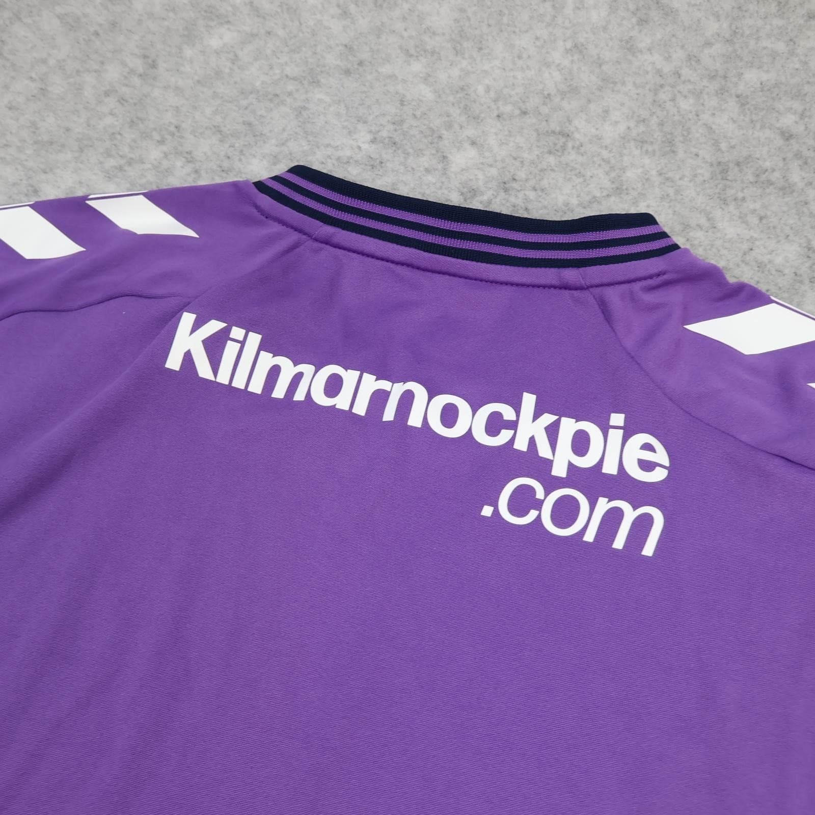 Kilmarnock Shirt Mens XL Purple Third Kit SPFL 2021 2022 Hummel Soccer Jersey photo 8