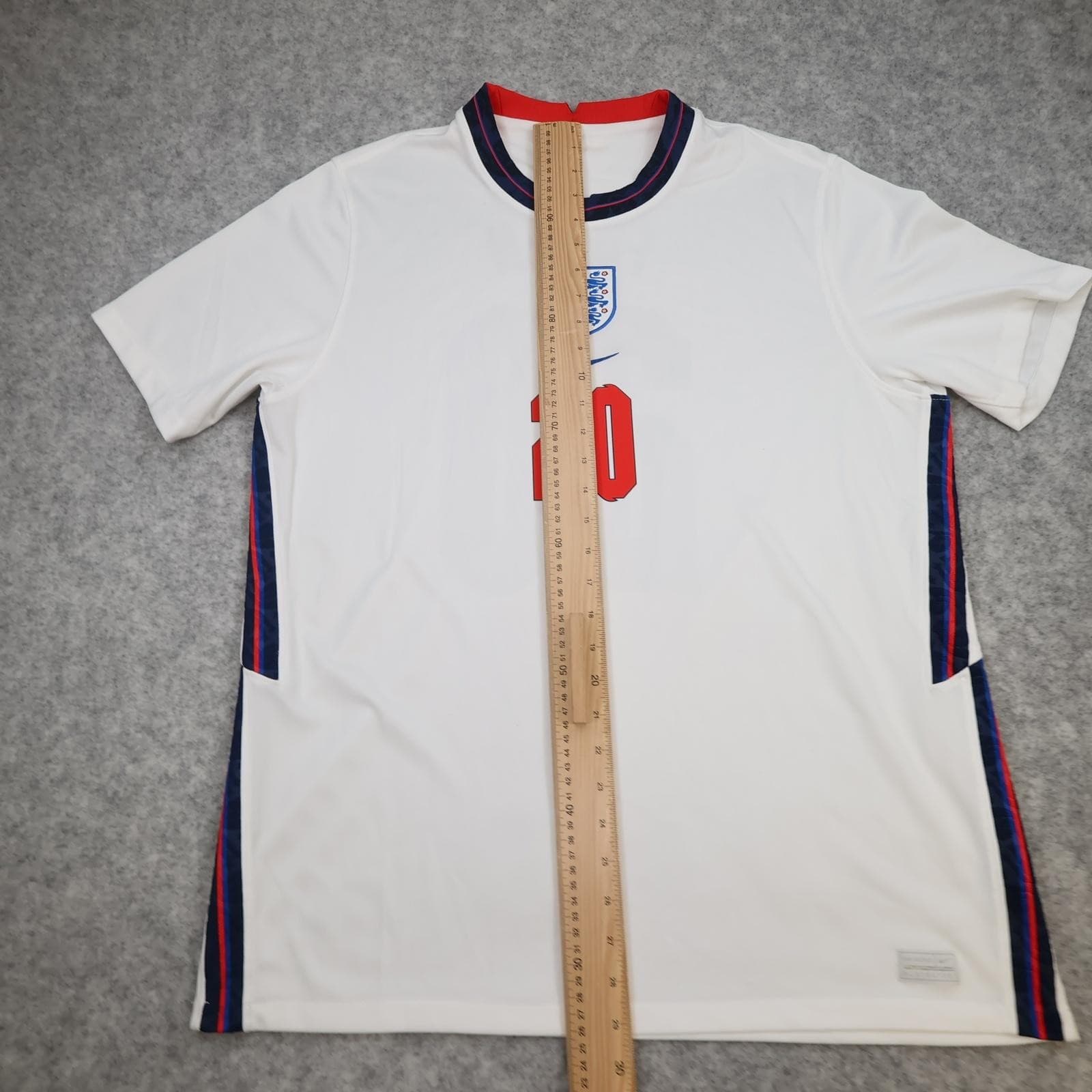 England Shirt Mens XL Home 2020 2021 Football Jersey Nike Foden 20 Dri-FIT White photo 13