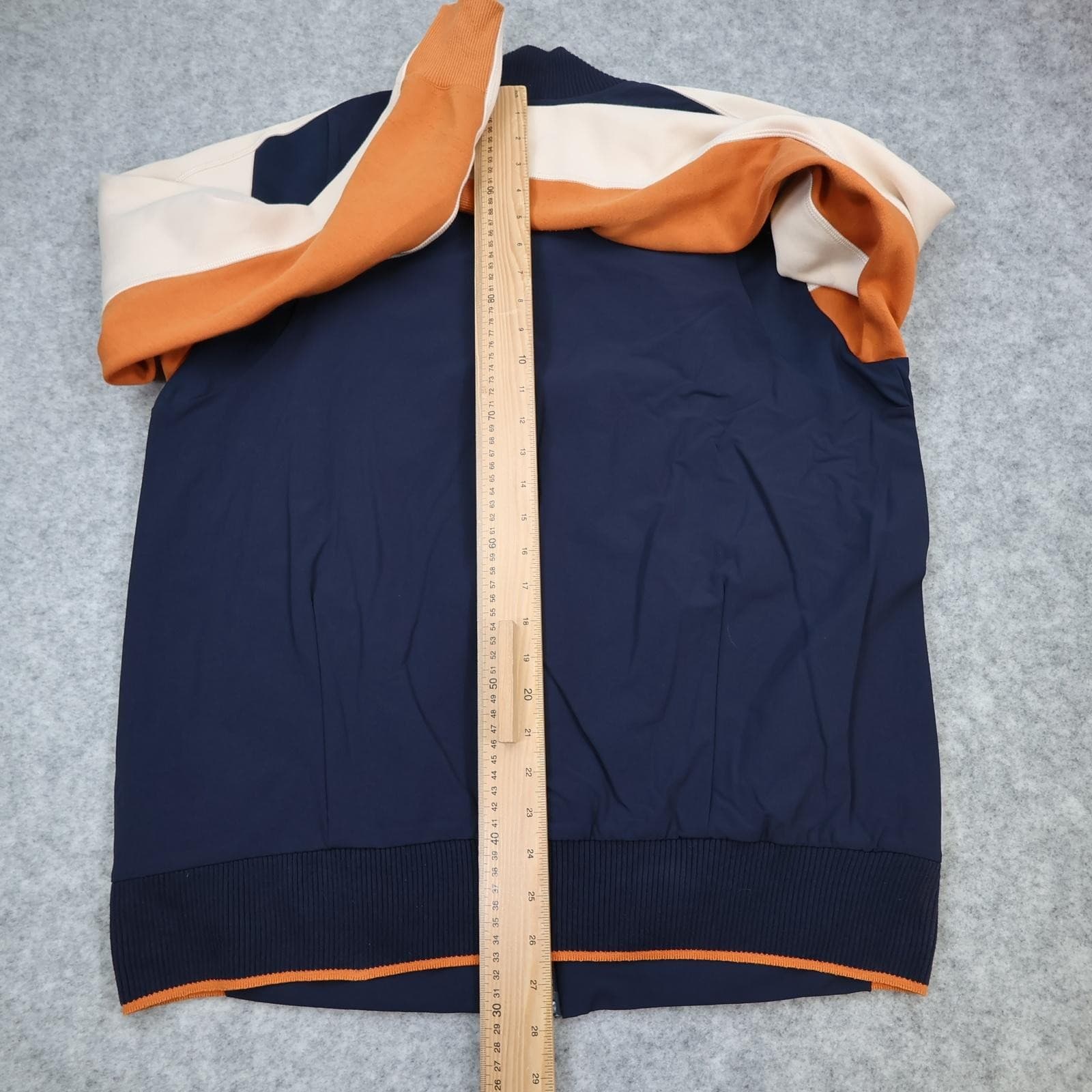 Adidas Jacket Mens Large Blue Colourblock Track Full Zip A Logo Lined DX8408 photo 12